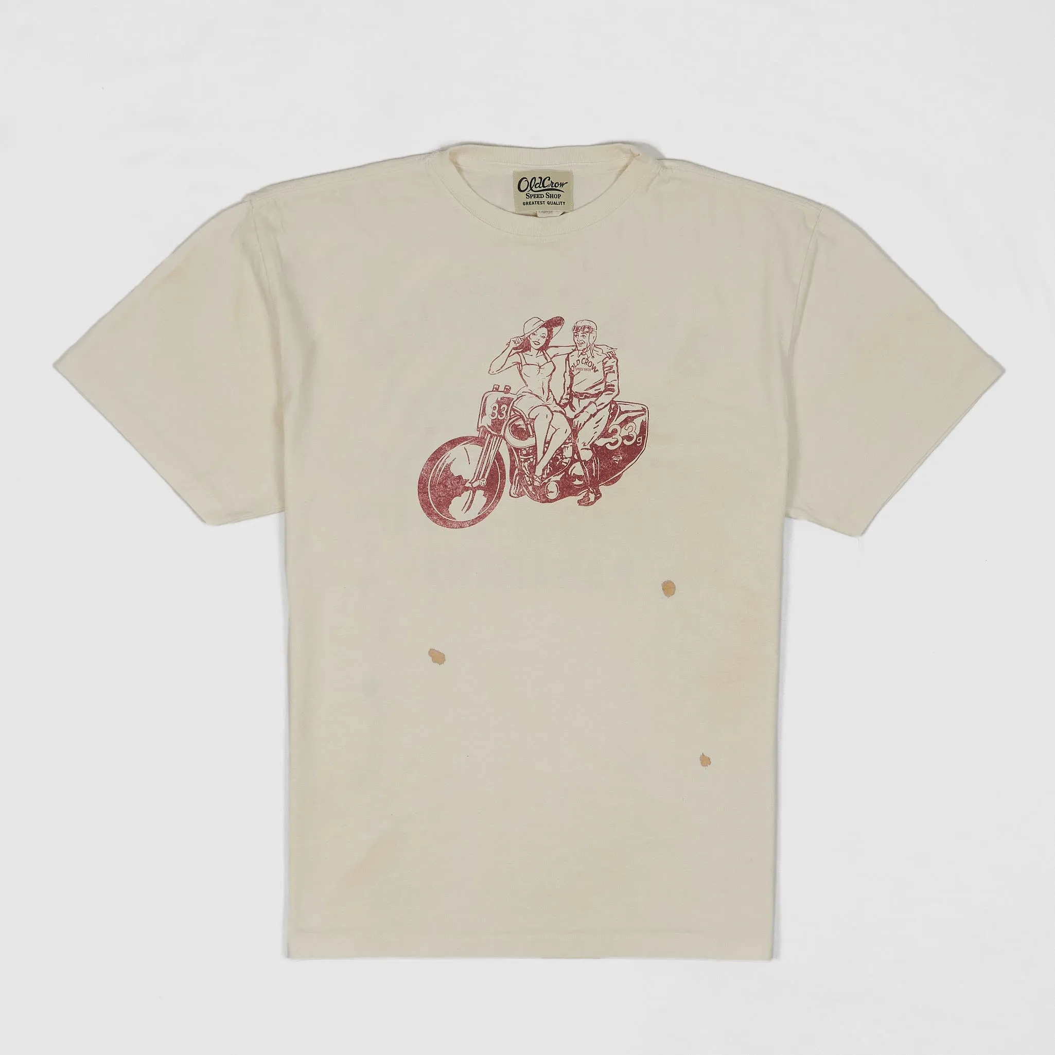 Old Crow Speed Shop by Glad Hand & Co. Blackbird Short Sleeve Crew Neck T-Shirt sold by DeeCee style
