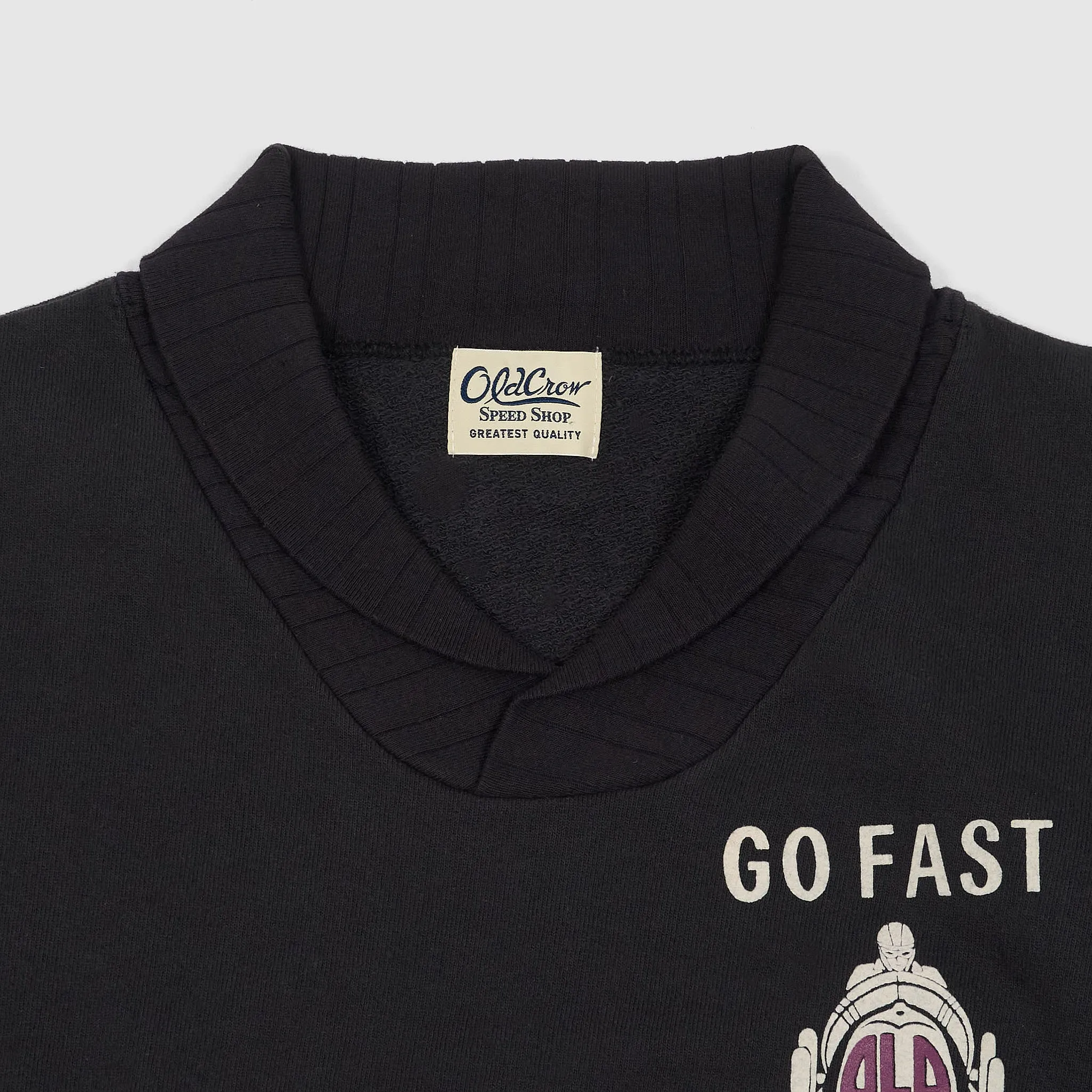 Old Crow Speed Shop by Glad Hand & Co. Shawl Collar Sweater sold by DeeCee style product image thumbnail 4