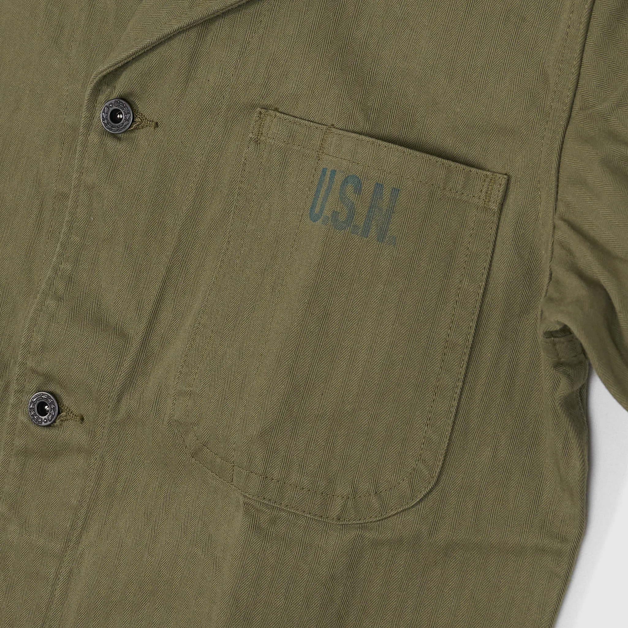 Buzz Rickson`s USN Overshirt Jacket sold by DeeCee style product image thumbnail 5