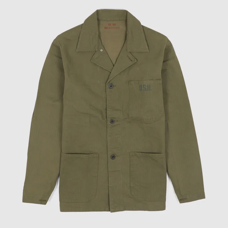 Buzz Rickson`s USN Overshirt Jacket sold by DeeCee style