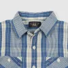Double RL Long Sleeve Cotton/ Linen Sports Plaid Shirt sold by DeeCee style