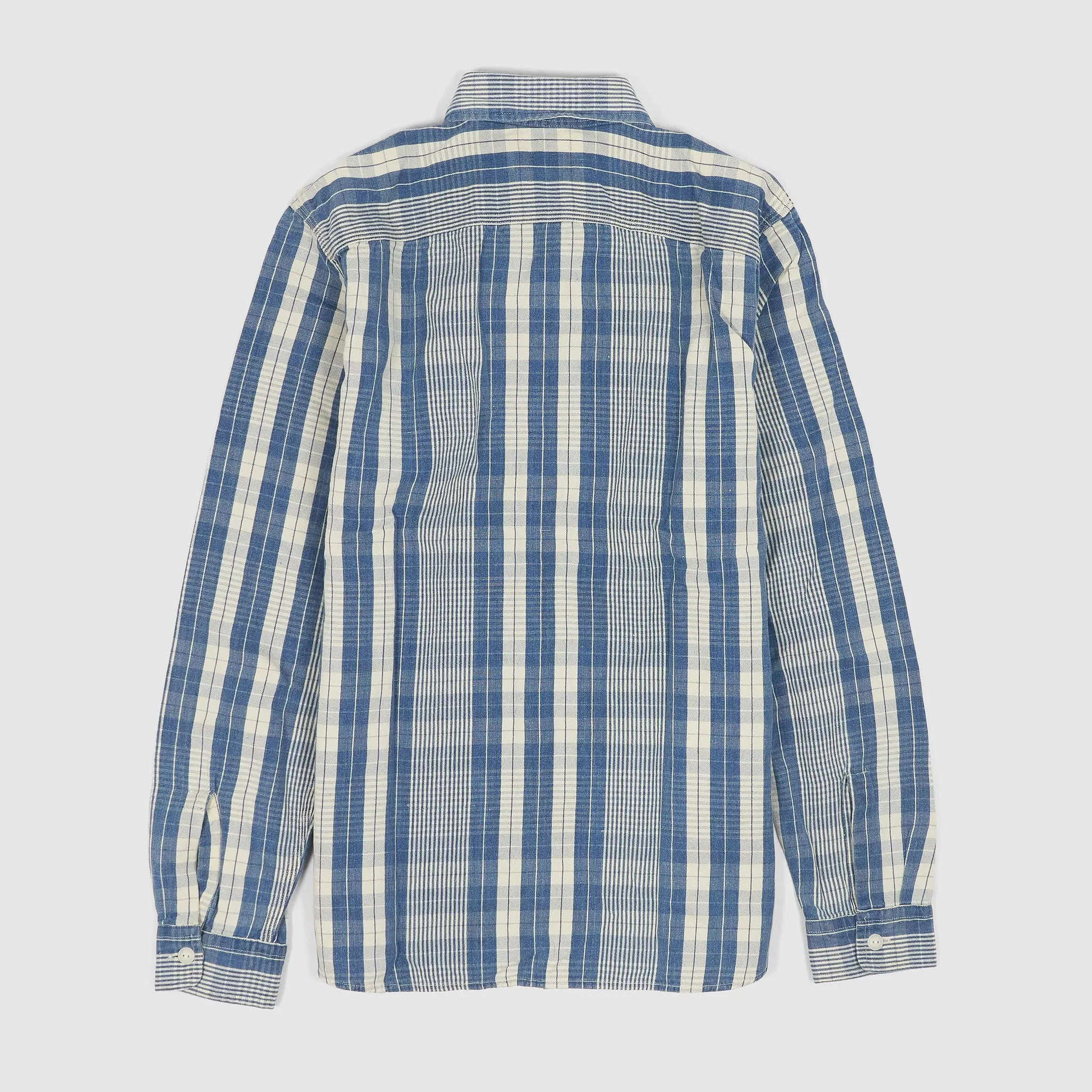 Double RL Long Sleeve Cotton/ Linen Sports Plaid Shirt sold by DeeCee style product image thumbnail 2