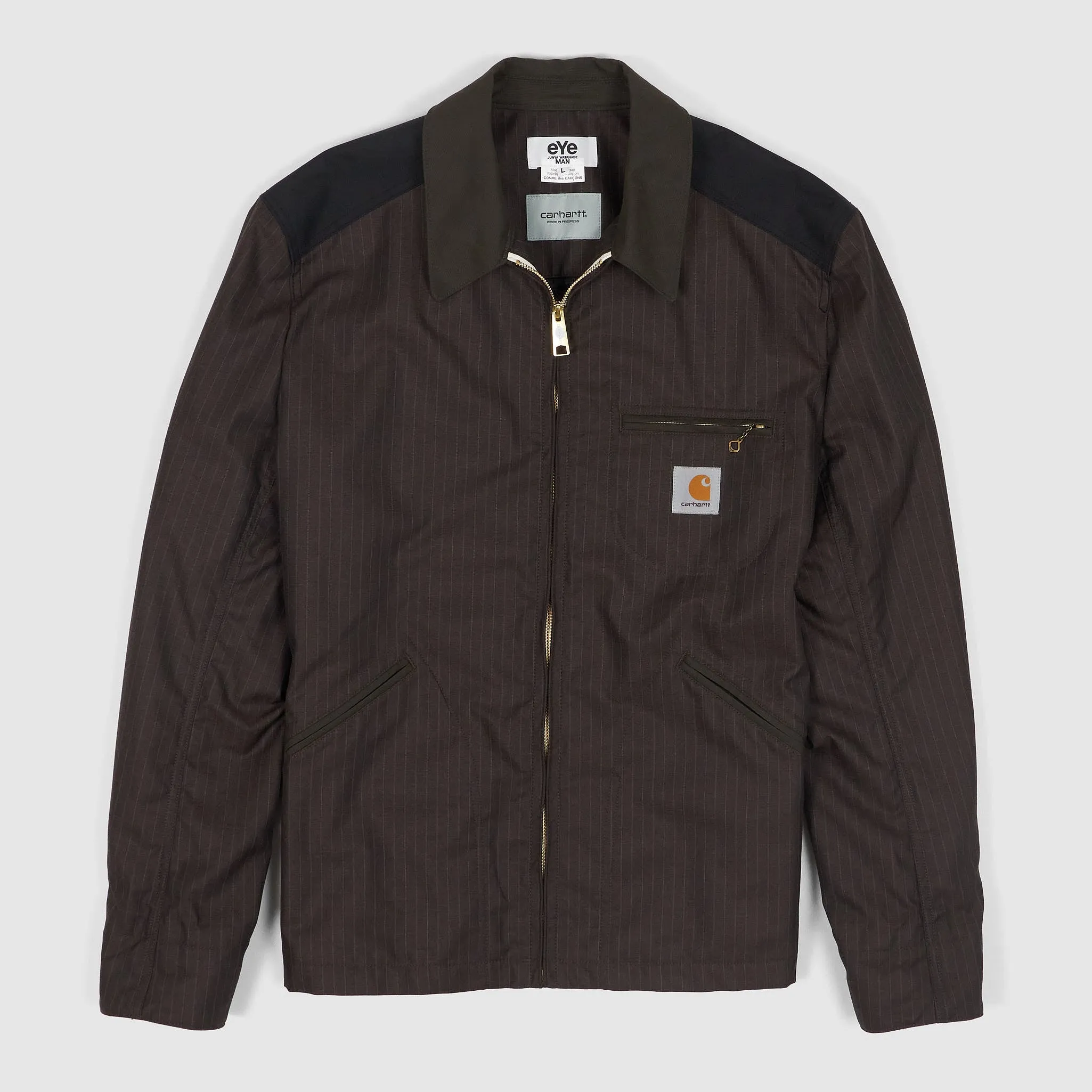 Junya Watanabe MAN x Carhartt Pinstripe Work Jacket sold by DeeCee style