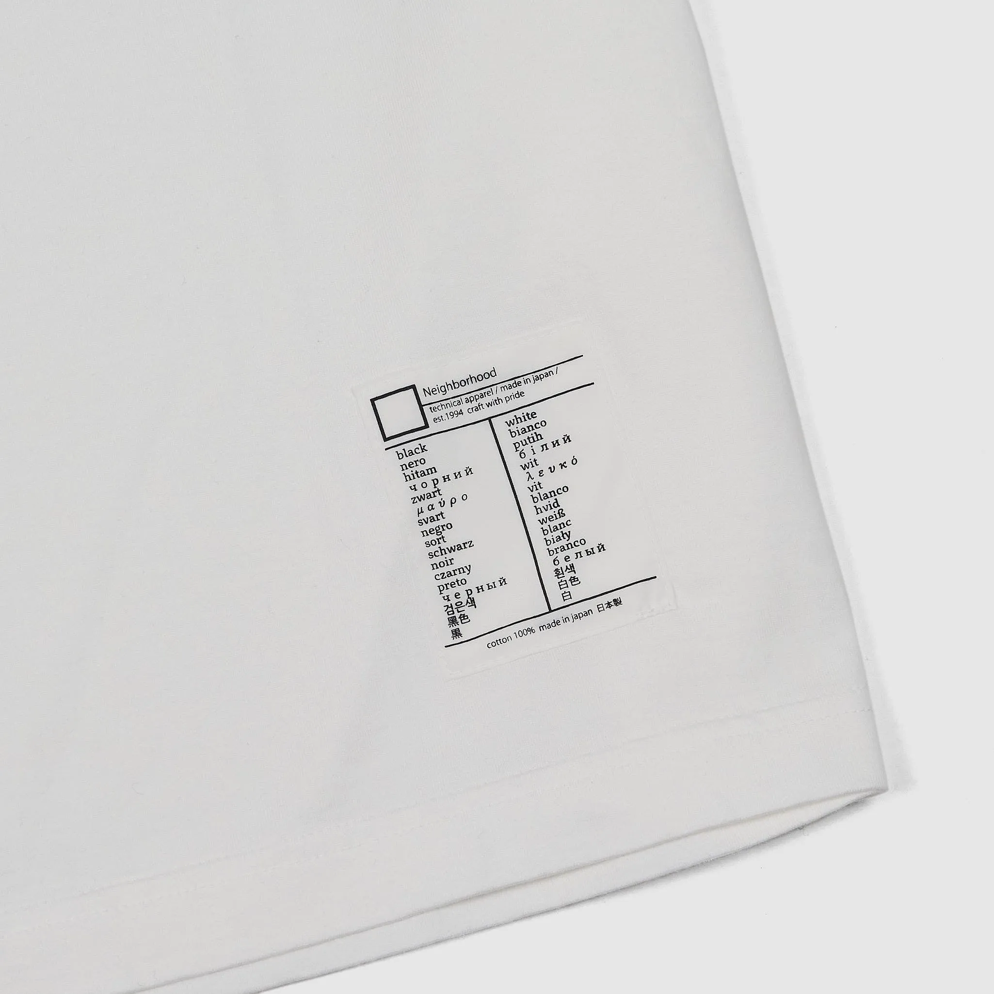 Neighborhood Short Sleeve Heavy weight Crew Neck Pocket T-Shirt sold by DeeCee style product image thumbnail 4