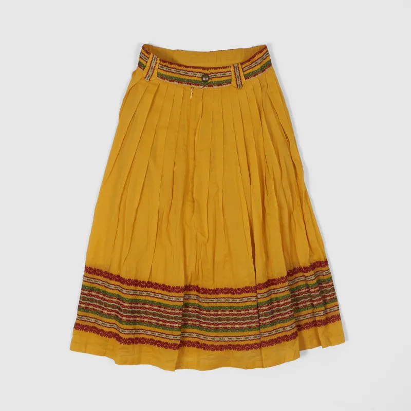 Double RL Embroidered Cotton Voile Skirt sold by DeeCee style