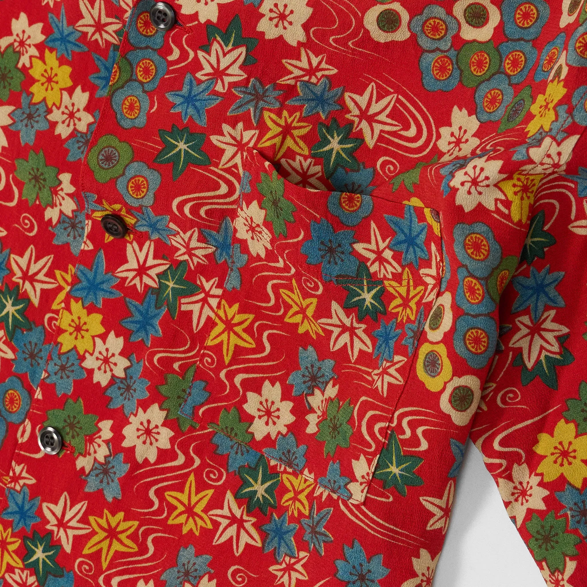 Blue Blue Japan Aloha Short Sleeve Sakura Shirt sold by DeeCee style product image thumbnail 4