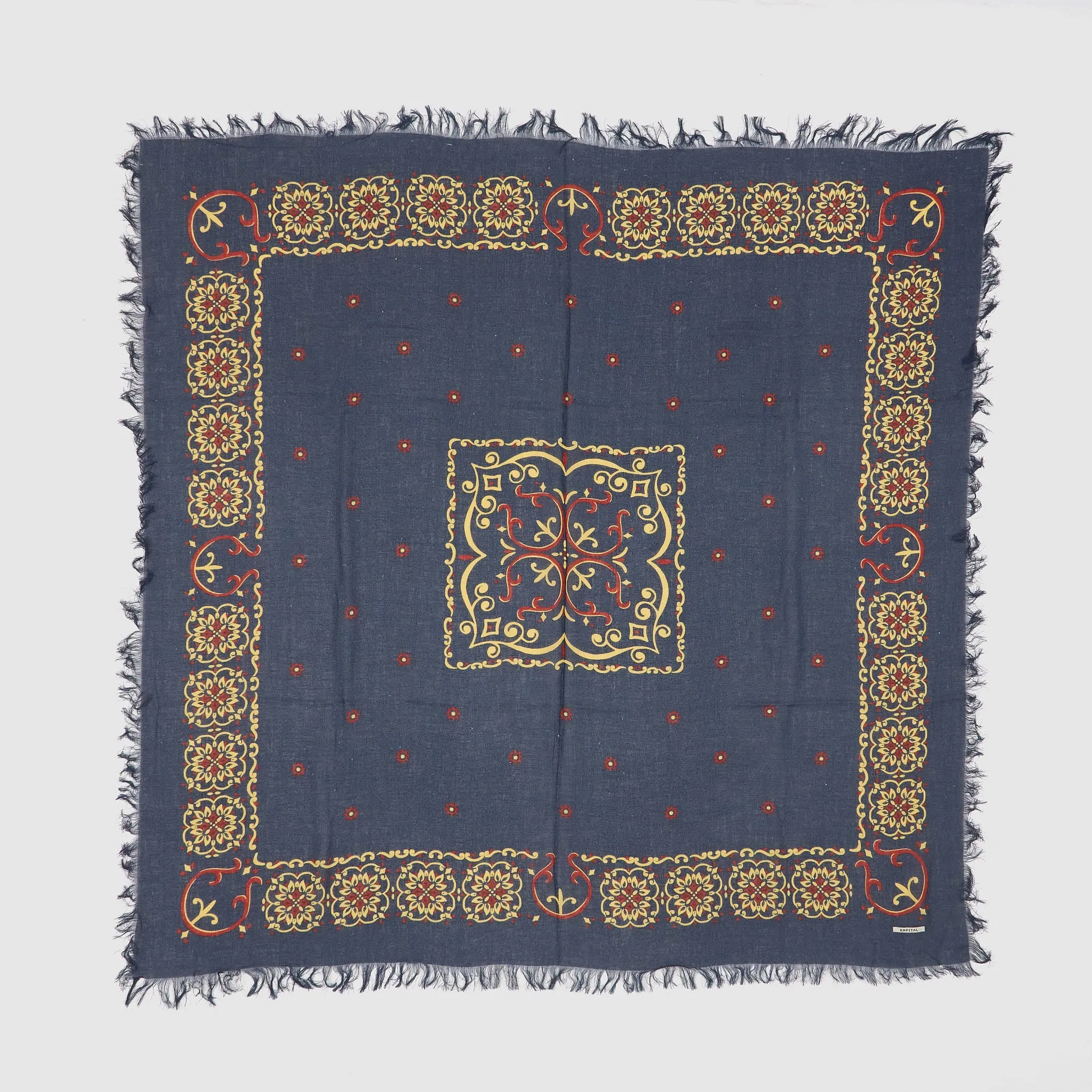 Kapital Fringed Lightweight Scarf sold by DeeCee style product image thumbnail 4