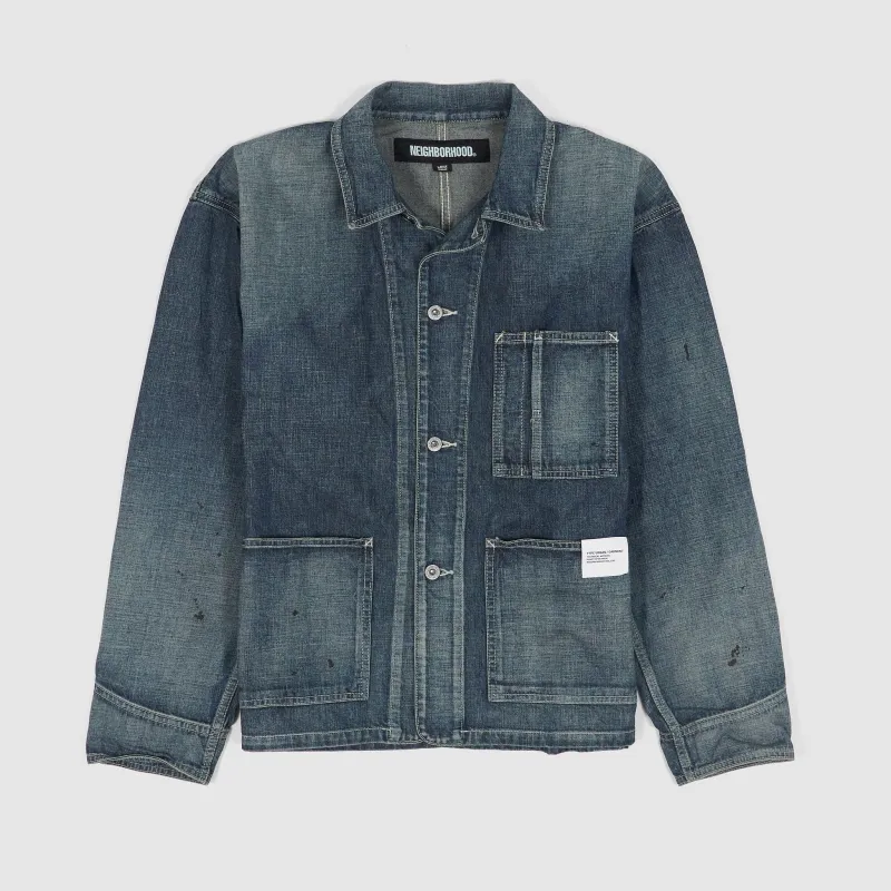 Neighborhood Denim Chore Work Jacket sold by DeeCee style