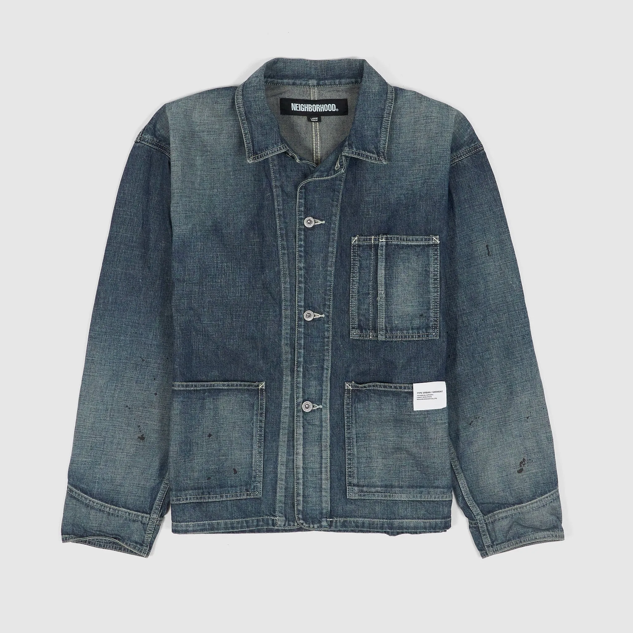 Neighborhood Denim Chore Work Jacket sold by DeeCee style