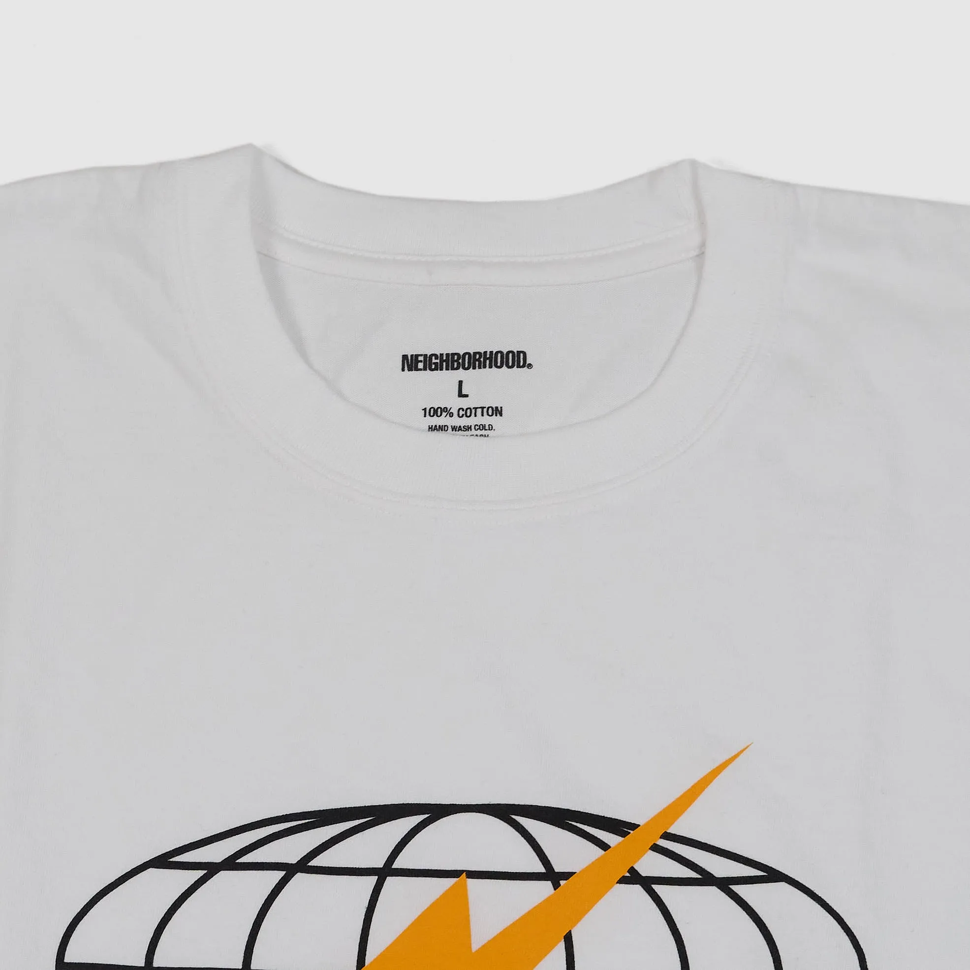 Neighborhood Short Sleeve Global Flash Medium Weight Cotton Crew Neck T-Shirt sold by DeeCee style product image thumbnail 2