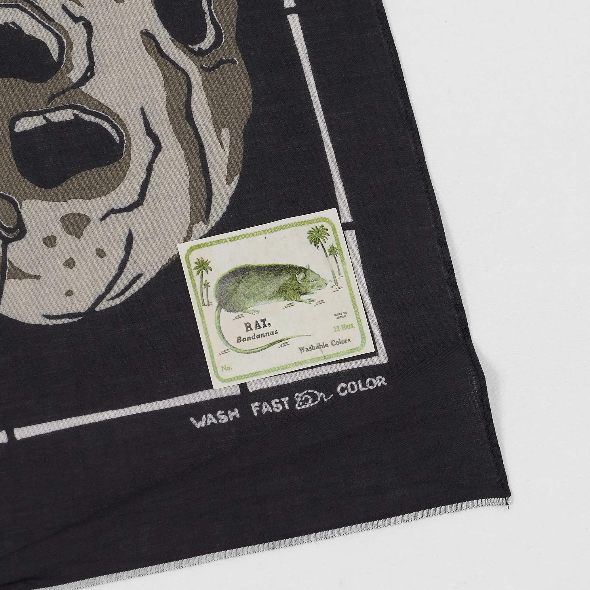 Kapital Black Free Wheel Smile Bandana sold by DeeCee style product image thumbnail 4