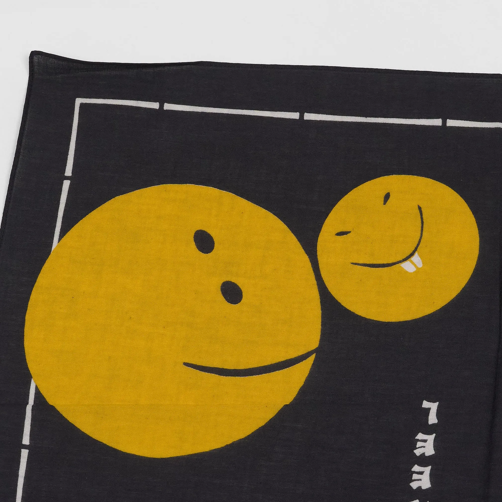 Kapital Black Free Wheel Smile Bandana sold by DeeCee style product image thumbnail 2