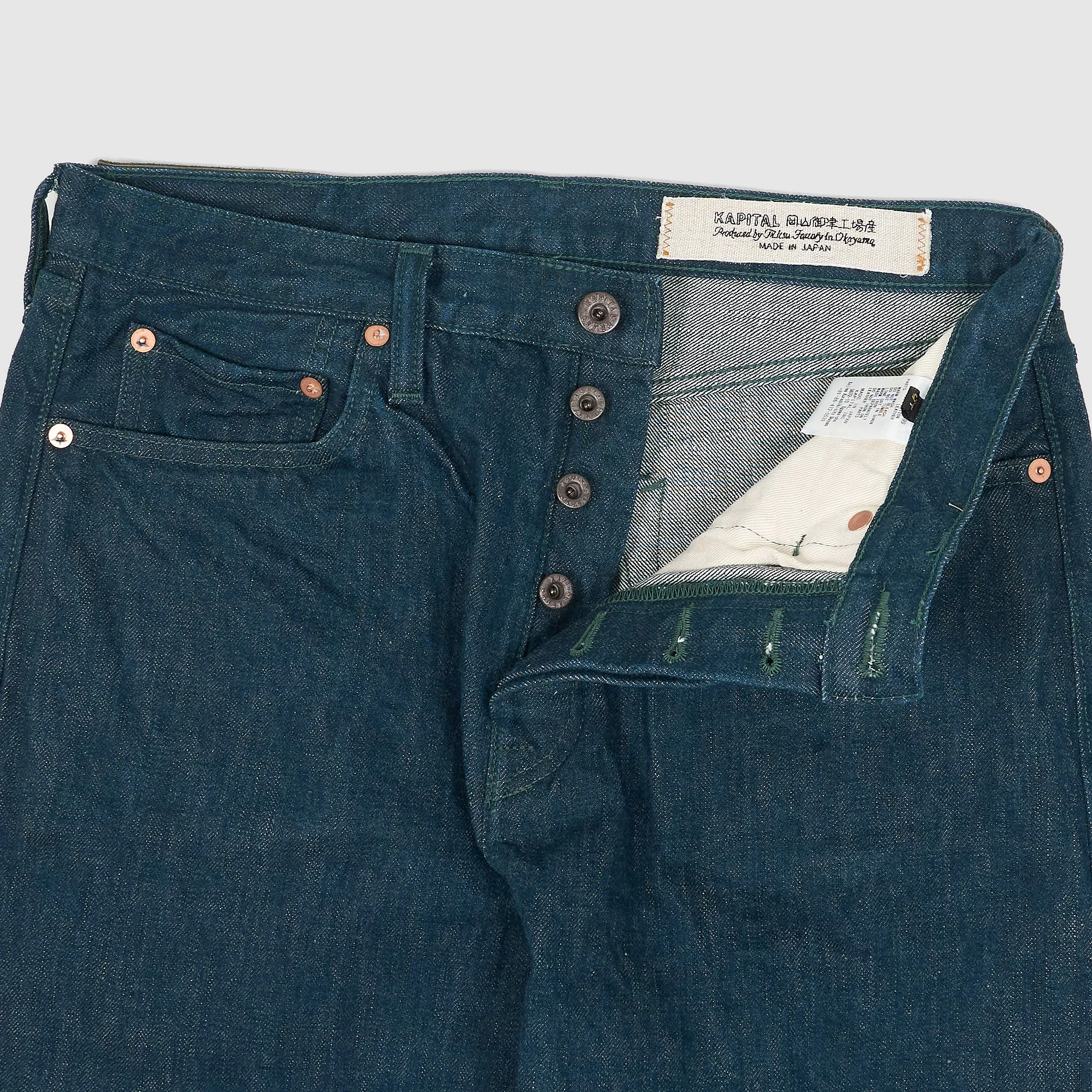 Kapital 5-Pocket MoCi No.4 Plant x Indigo Dyed Jeans sold by DeeCee style product image thumbnail 4