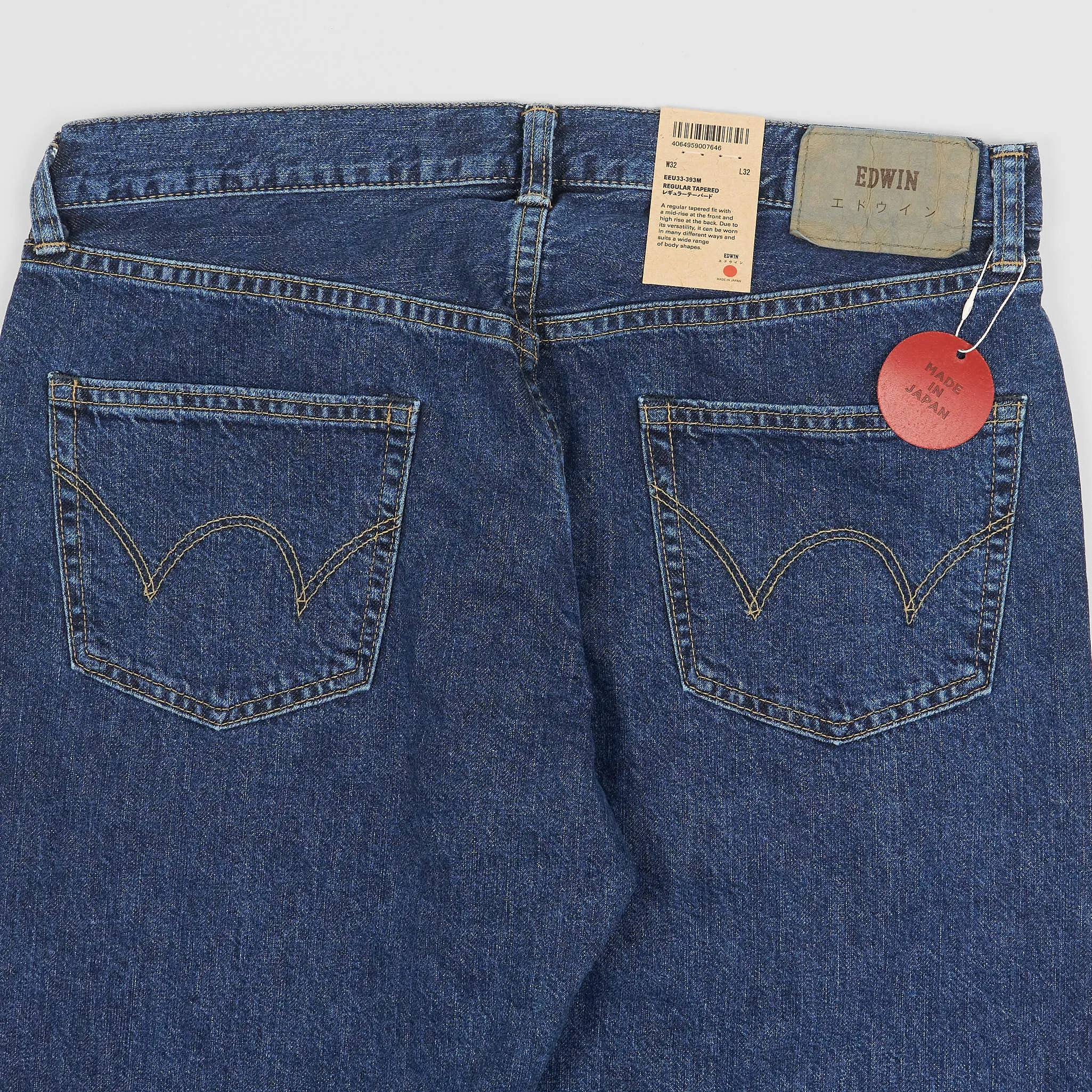 Edwin Regular Tapered Stone Washed Selvage Denim Jeans sold by DeeCee style product image thumbnail 5