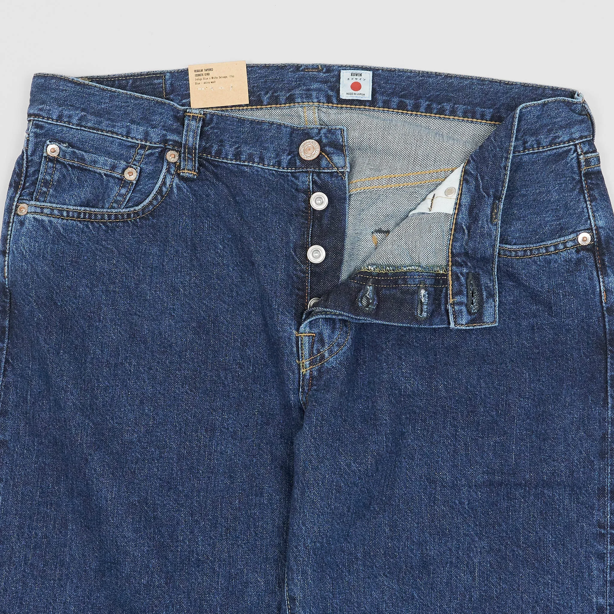 Edwin Regular Tapered Stone Washed Selvage Denim Jeans sold by DeeCee style product image thumbnail 4