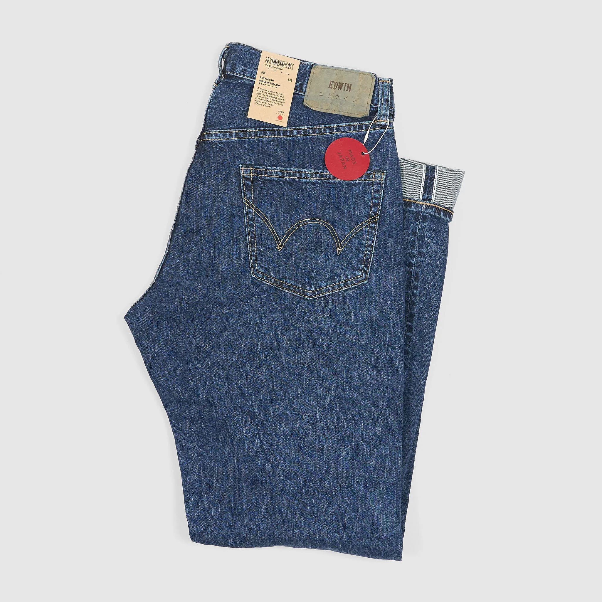 Edwin Regular Tapered Stone Washed Selvage Denim Jeans sold by DeeCee style product image thumbnail 2