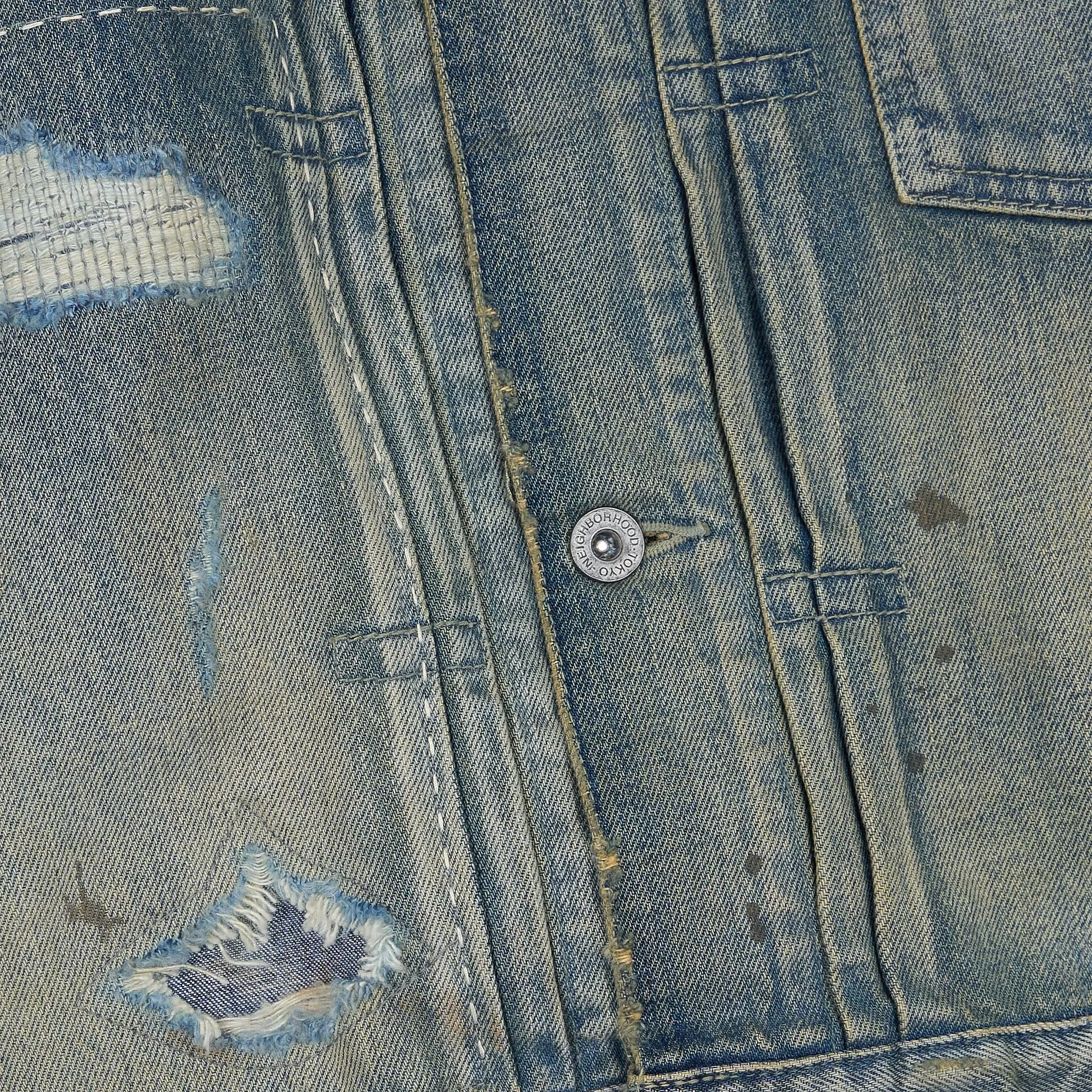 Neighborhood Denim Savage Typed 1 Denim Jacket sold by DeeCee style product image thumbnail 4