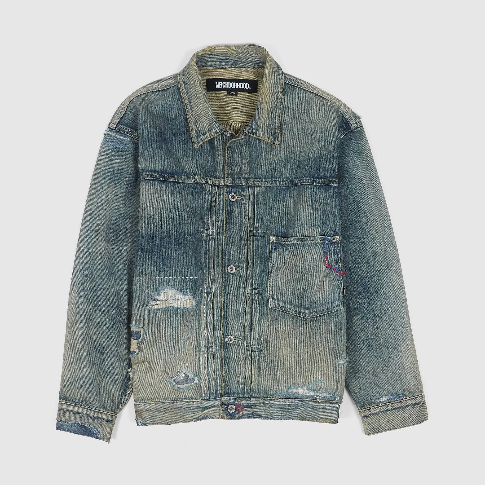 Neighborhood Denim Savage Typed 1 Denim Jacket sold by DeeCee style