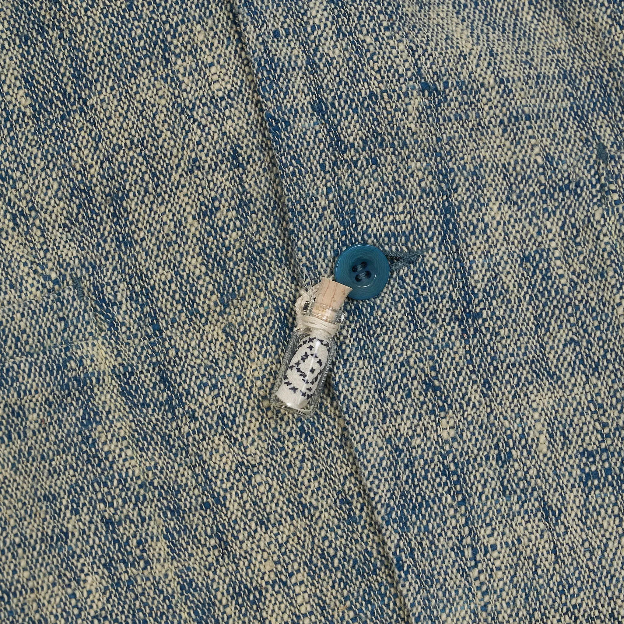 11.11 / eleven eleven Handwoven Indigo Dyed Blazer sold by DeeCee style product image thumbnail 5