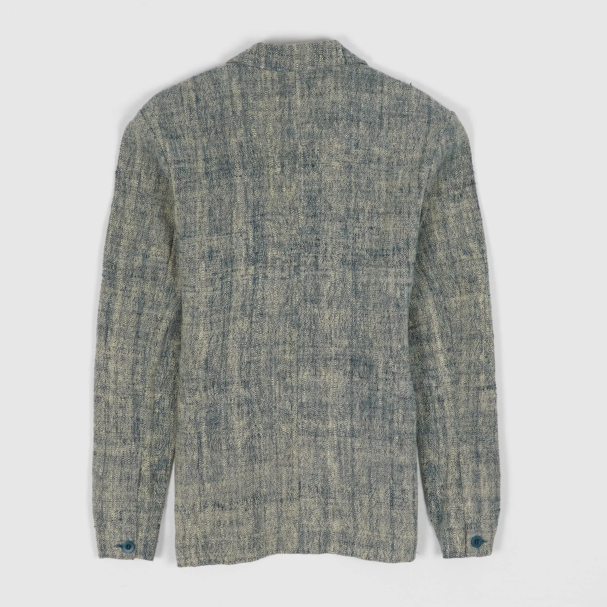 11.11 / eleven eleven Handwoven Indigo Dyed Blazer sold by DeeCee style product image thumbnail 3