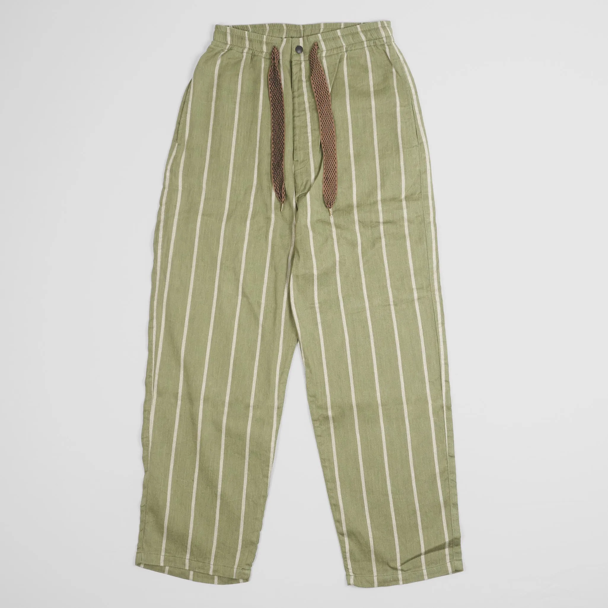 Kapital Wide Linen Stripe Pant sold by DeeCee style