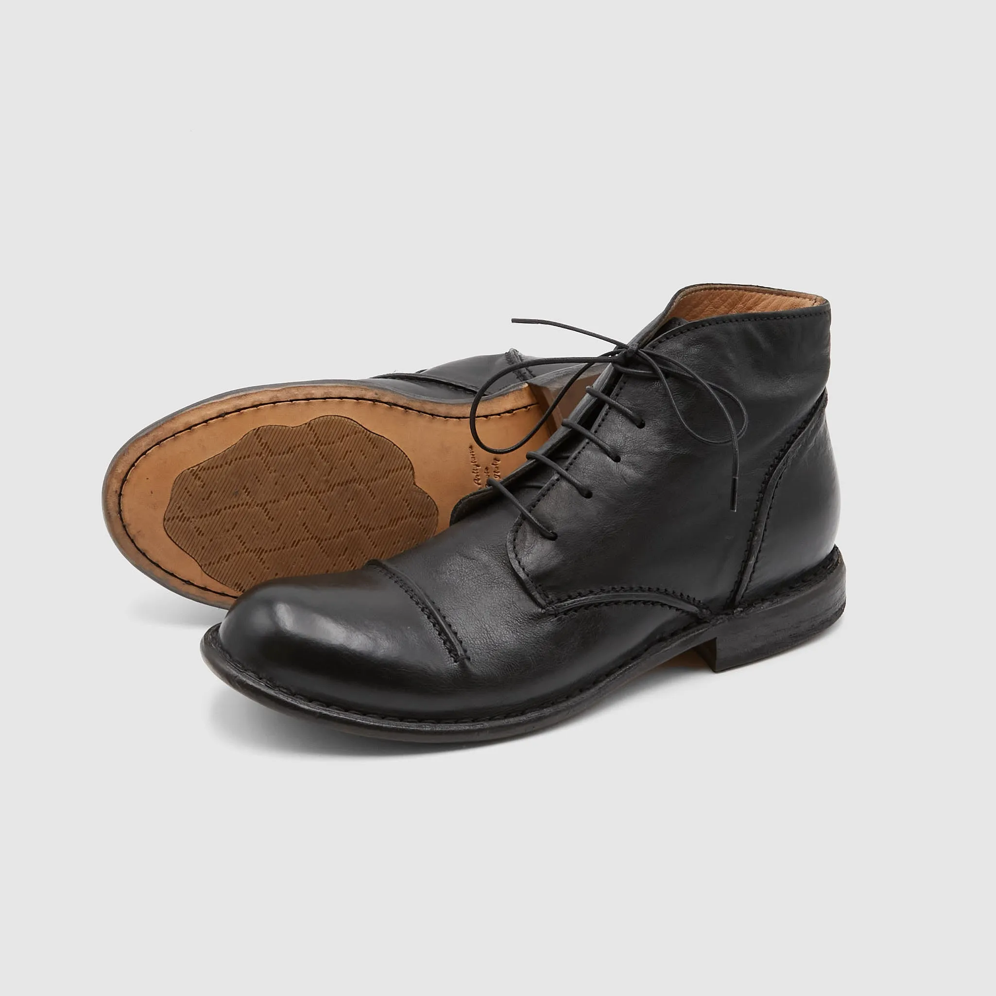 Moma Ladies Derby Lace-Up Ankle Boots sold by DeeCee style product image thumbnail 2