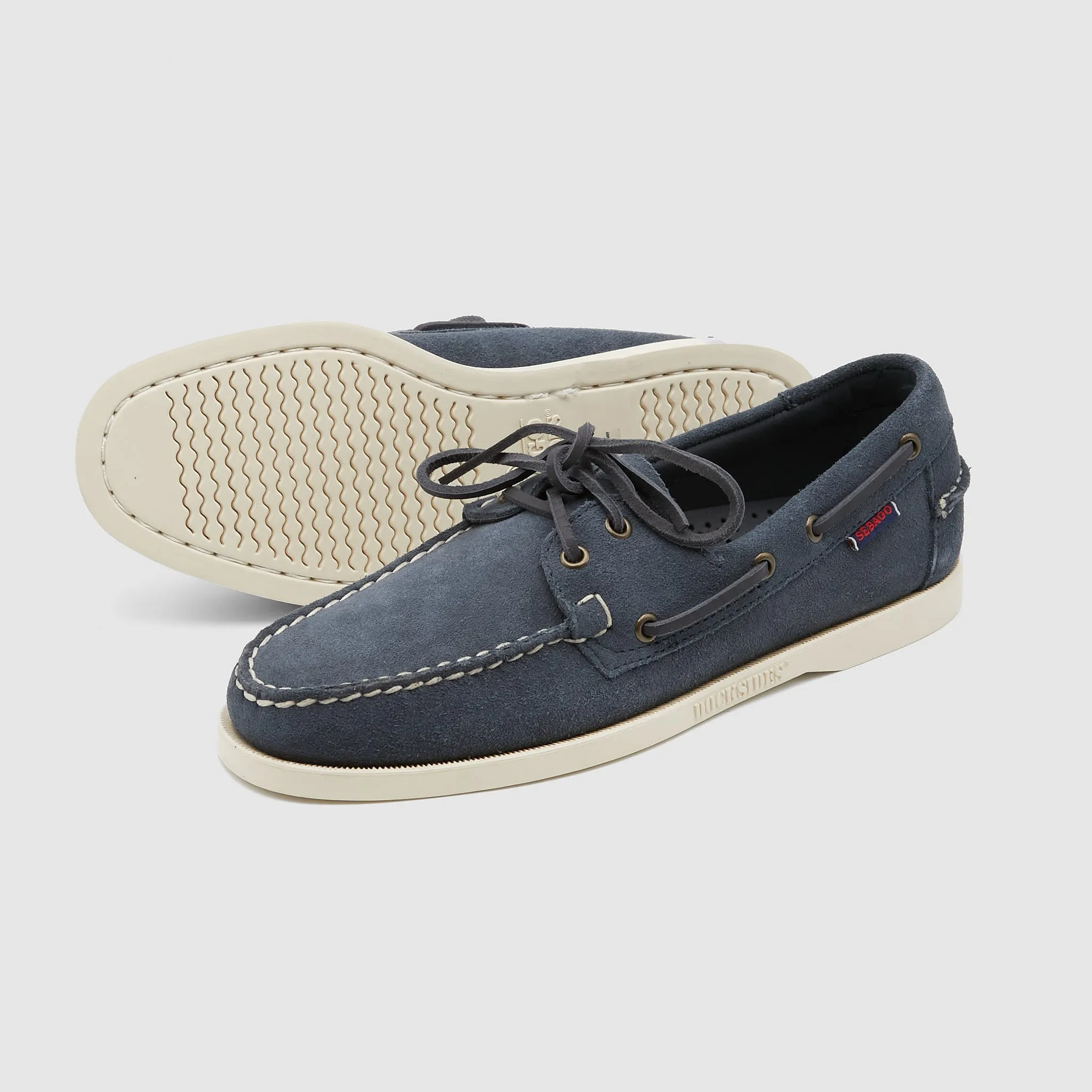 Sebago Navy Nubuck Leather Docksides Boat Shoes sold by DeeCee style product image thumbnail 2