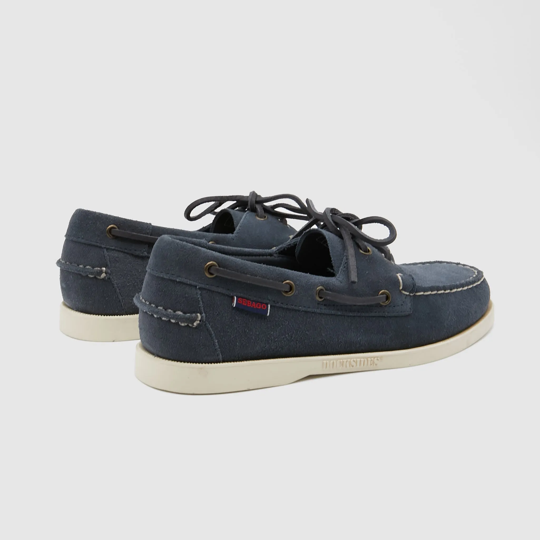 Sebago Navy Nubuck Leather Docksides Boat Shoes sold by DeeCee style product image thumbnail 4