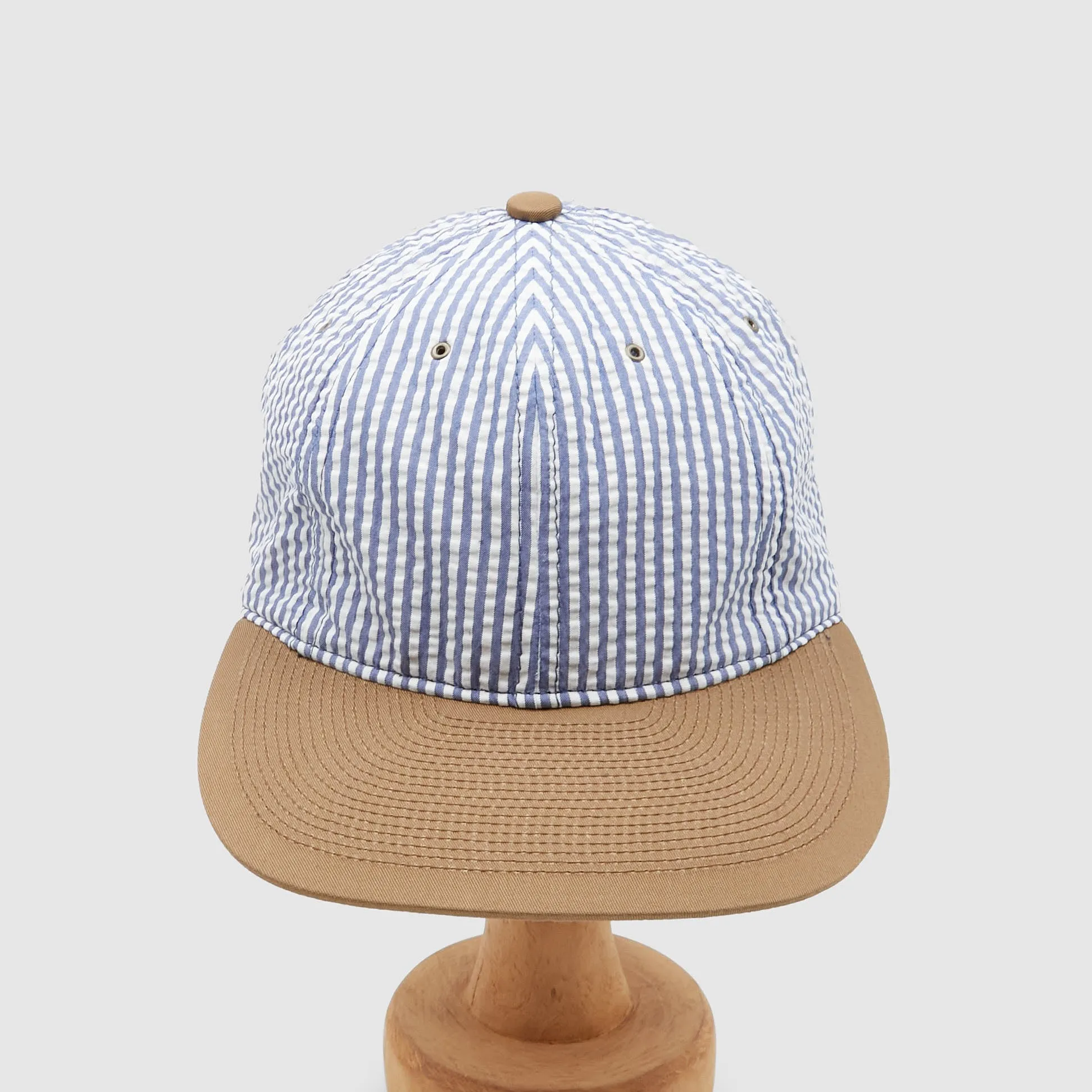 Poten Seersucker Baseball Cap sold by DeeCee style product image thumbnail 3