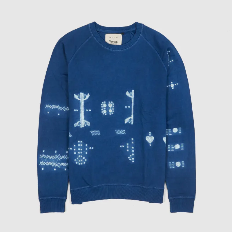 11.11 / eleven eleven Crew Neck Printed Sweatshirt sold by DeeCee style