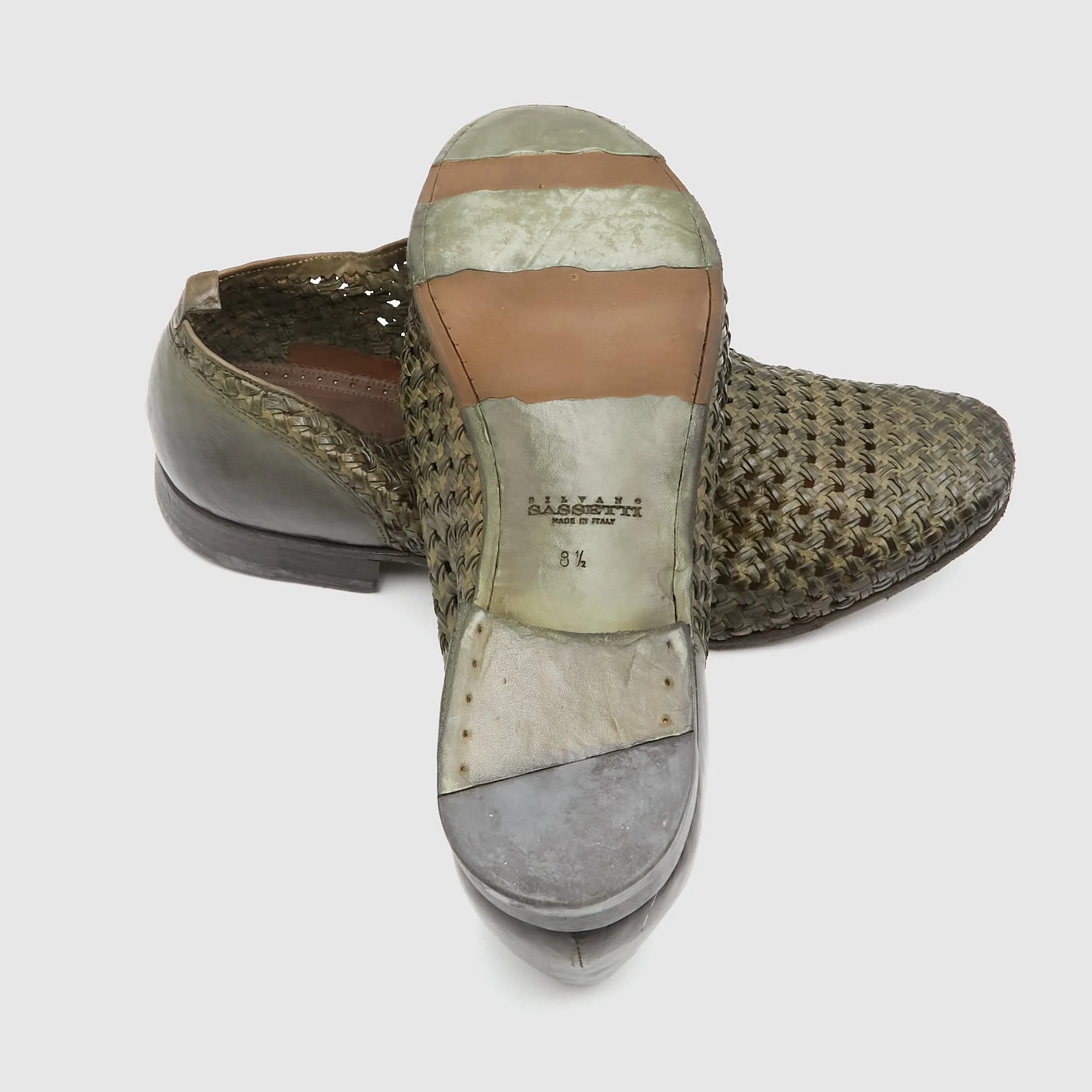 Silvano Sassetti Braided Leather Oxford Shoes sold by DeeCee style product image thumbnail 5