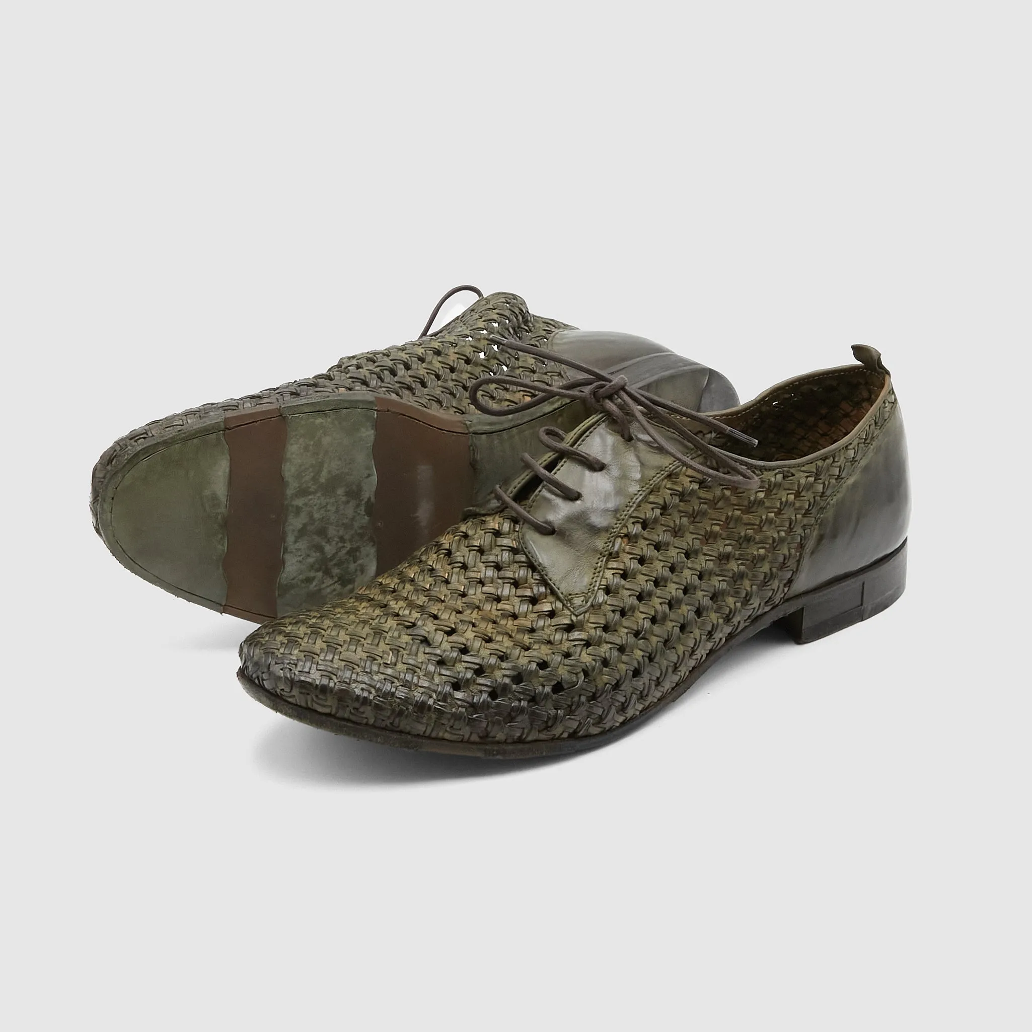Silvano Sassetti Braided Leather Oxford Shoes sold by DeeCee style product image thumbnail 2