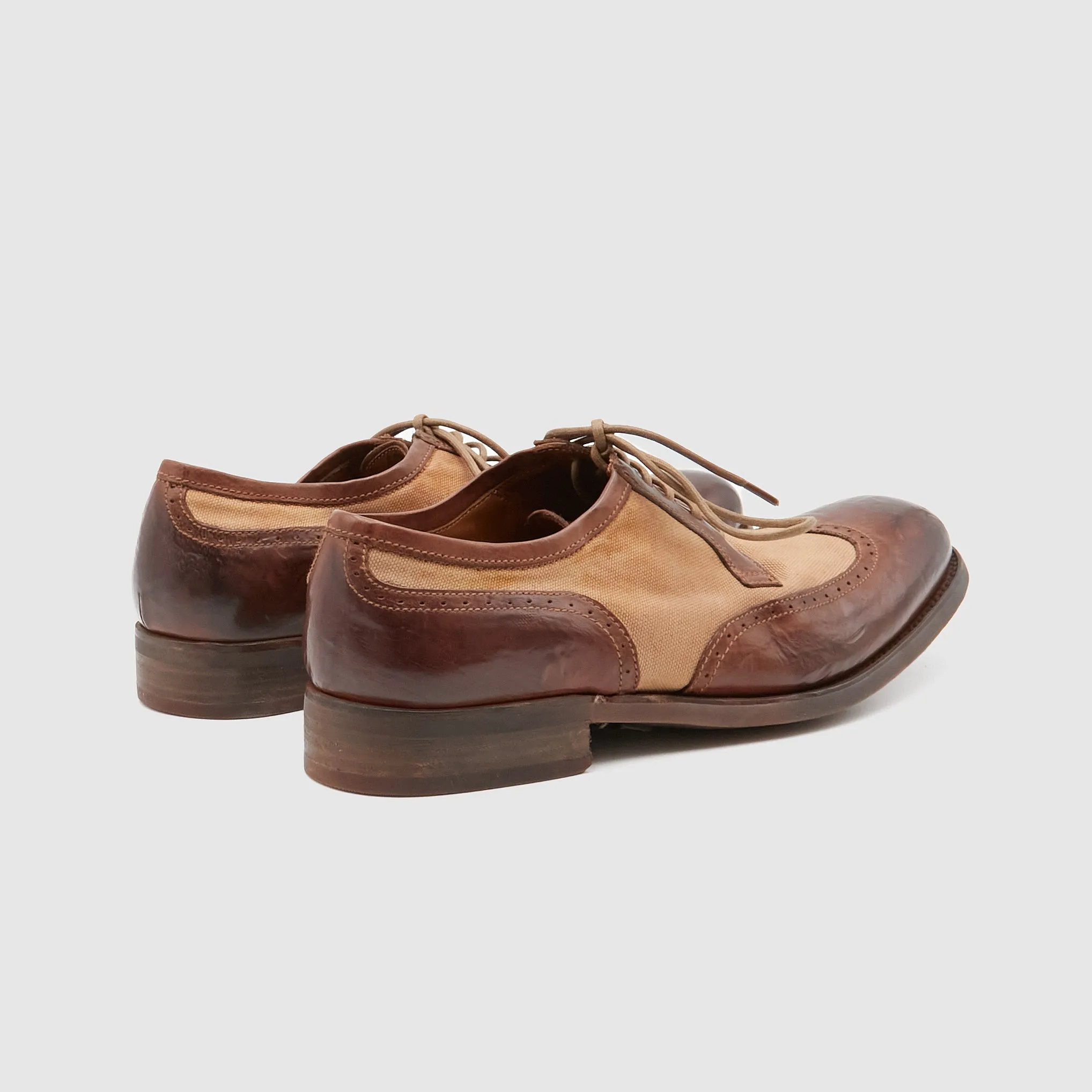 Silvano Sassetti Canvas Leather Mix Shoes sold by DeeCee style product image thumbnail 3
