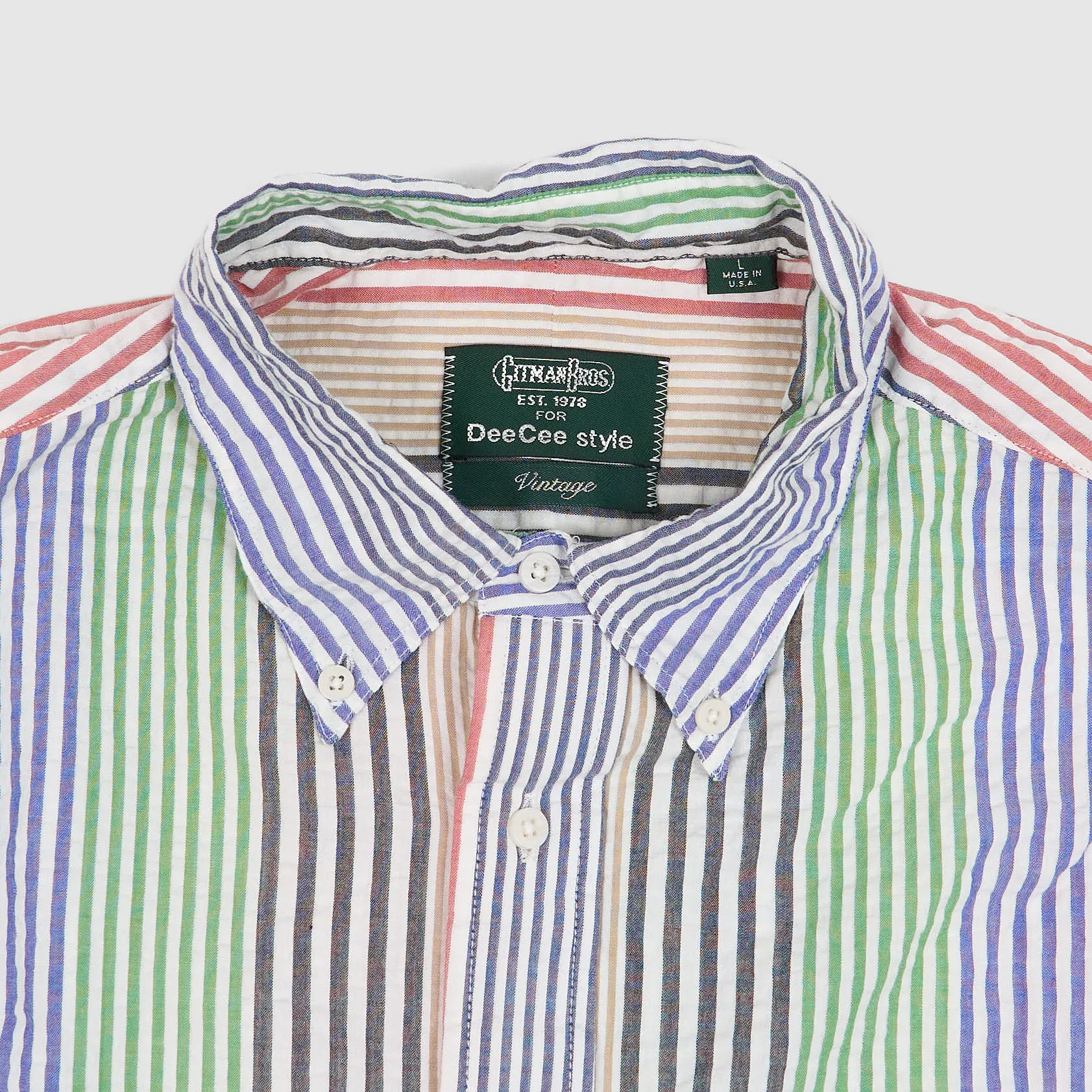 Gitman Vintage Striped Seersucker Shirt sold by DeeCee style product image thumbnail 3