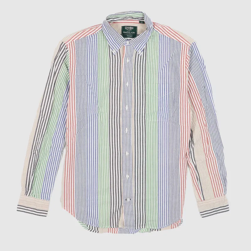 Gitman Vintage Striped Seersucker Shirt sold by DeeCee style