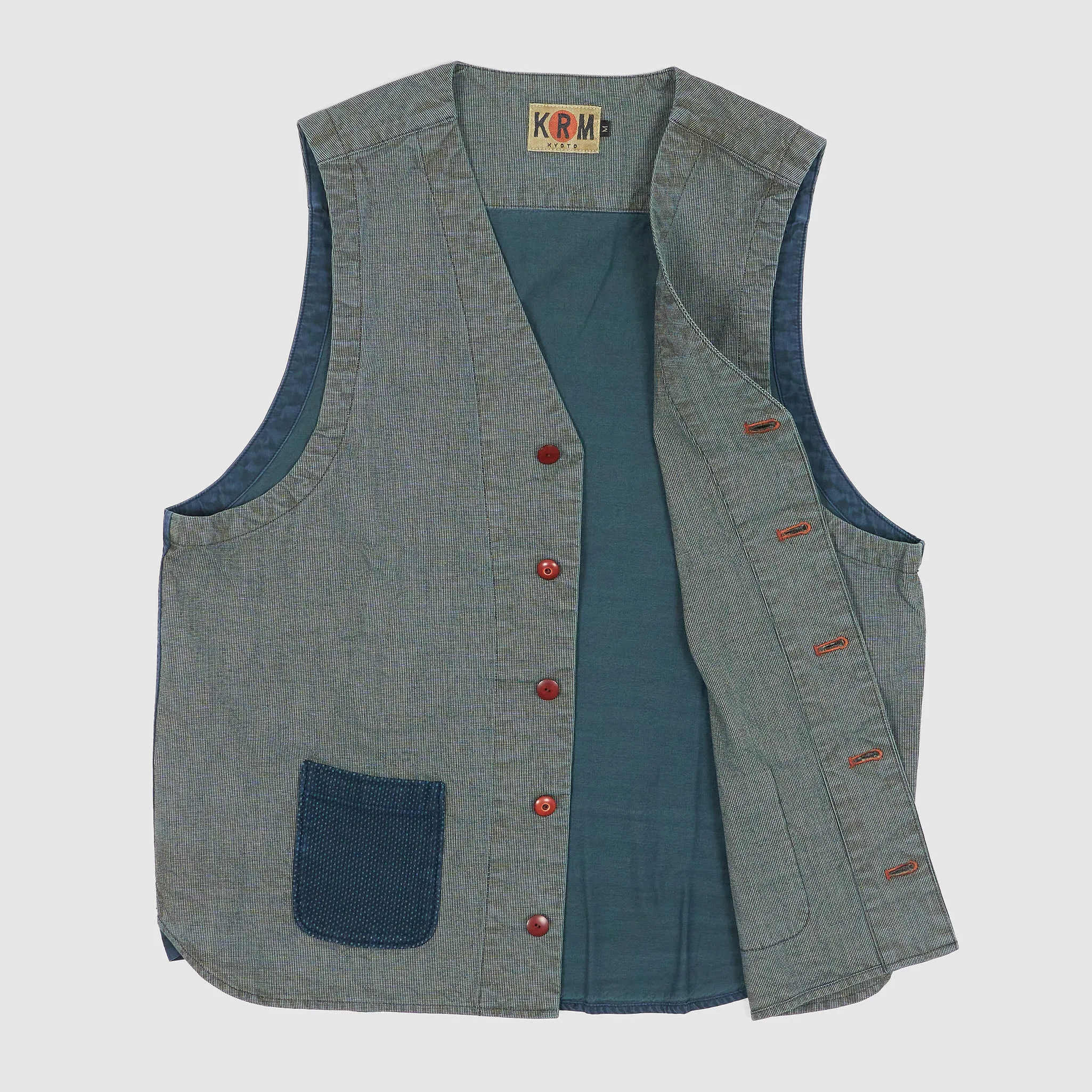 Koromo Alternative Indigo Vest sold by DeeCee style product image thumbnail 2