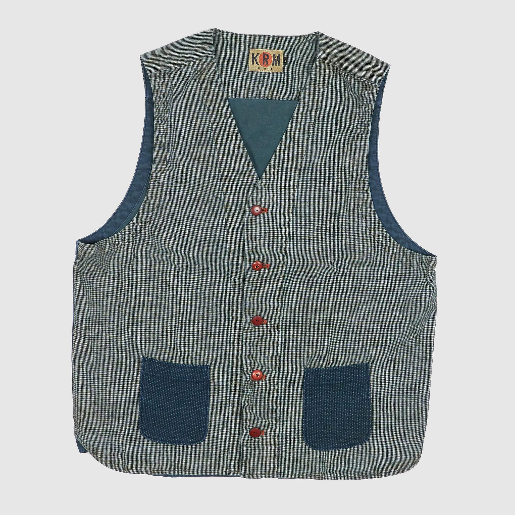 Koromo Alternative Indigo Vest sold by DeeCee style