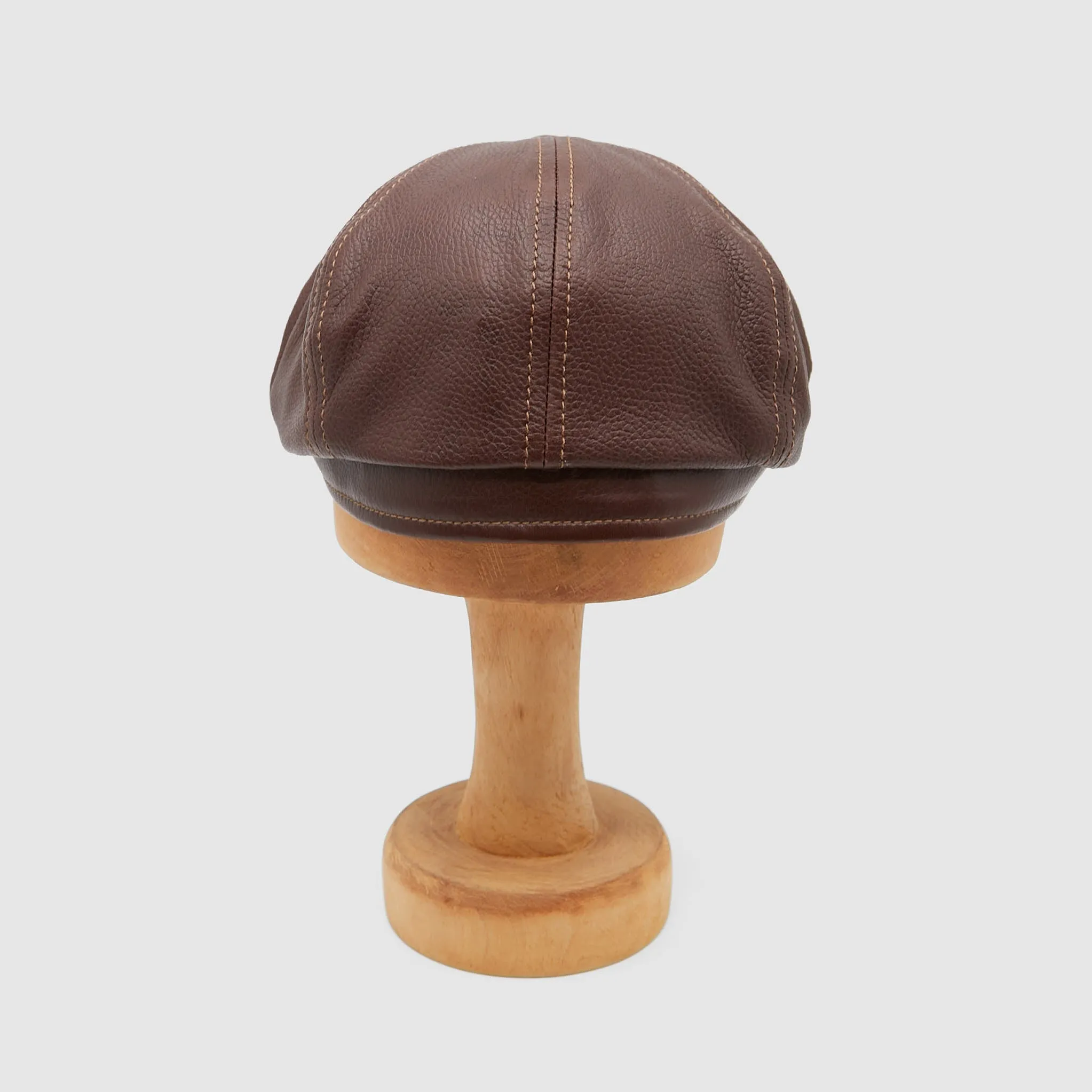 Stetson Nappa Leather News Boy Cap sold by DeeCee style product image thumbnail 2