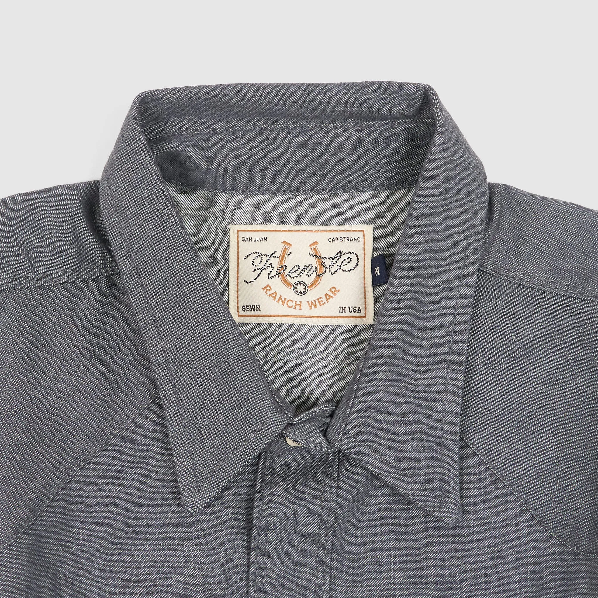 Freenote Cloth Long Sleeve Western 9oz. Denim Shirt sold by DeeCee style product image thumbnail 3