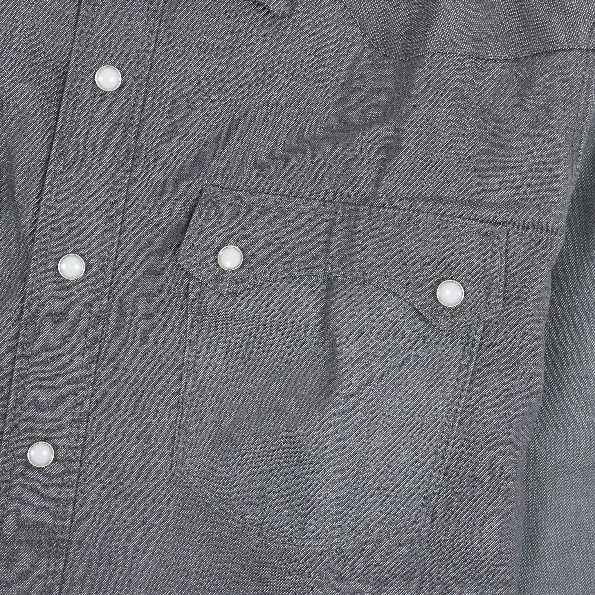 Freenote Cloth Long Sleeve Western 9oz. Denim Shirt sold by DeeCee style product image thumbnail 5