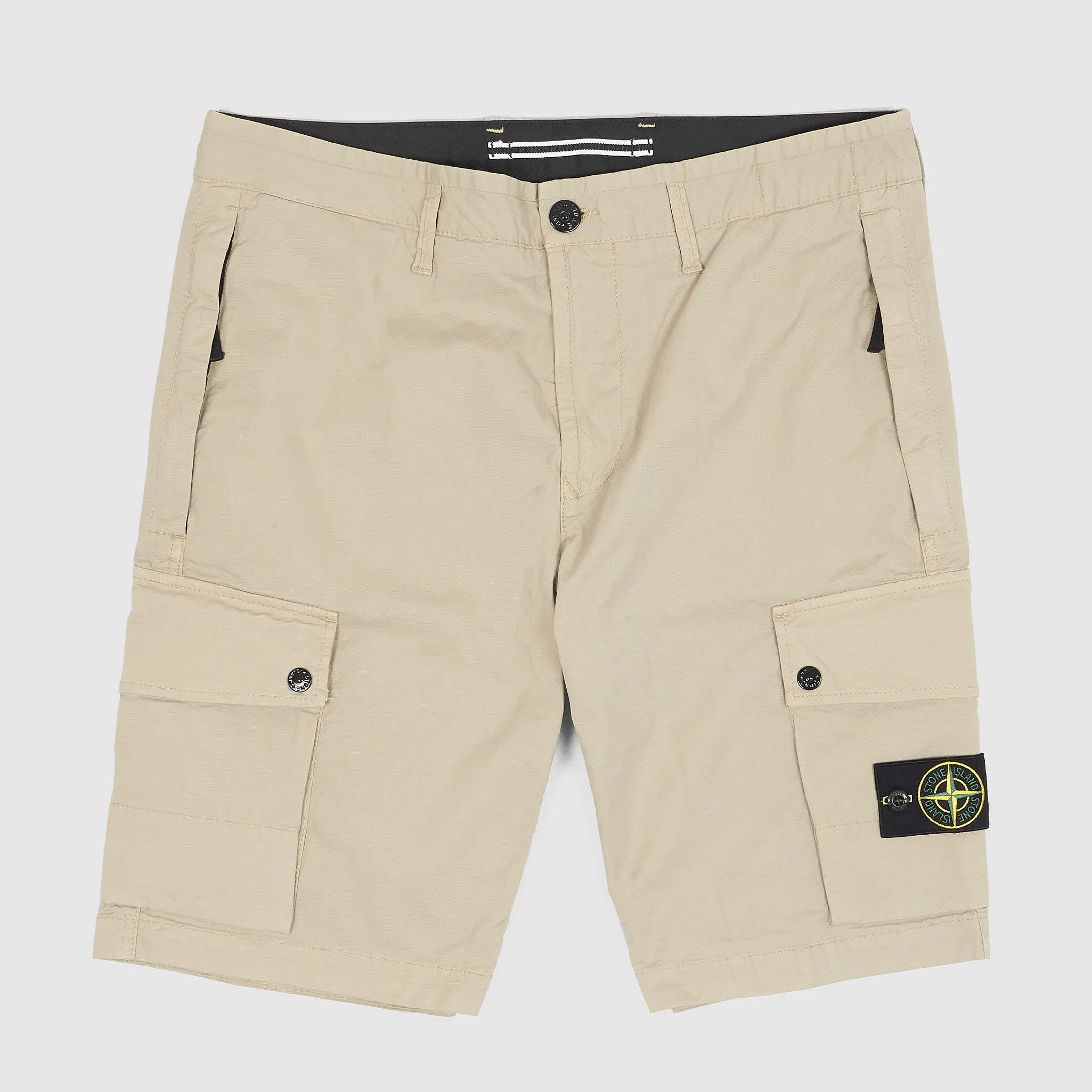 Stone Island Supima Cotton Bermuda Cargo Shorts sold by DeeCee style