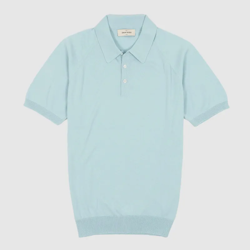 Gran Sasso Short Sleeve Classic Polo Shirt sold by DeeCee style