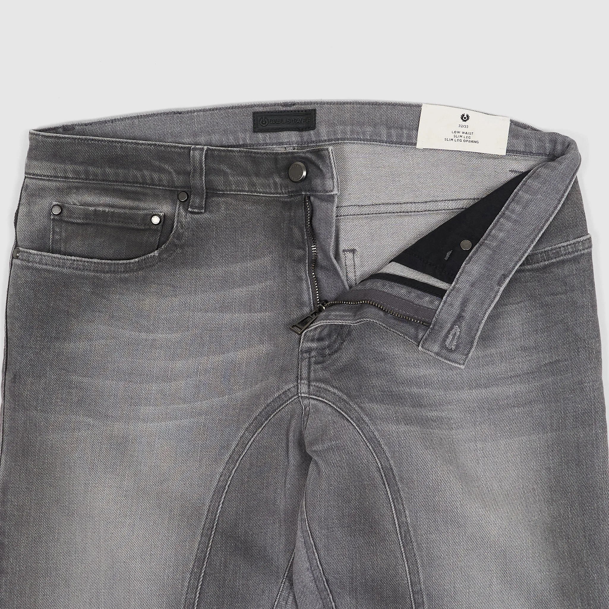Belstaff 5-Pocket Heavy Washed Black Denim Jeans sold by DeeCee style product image thumbnail 4