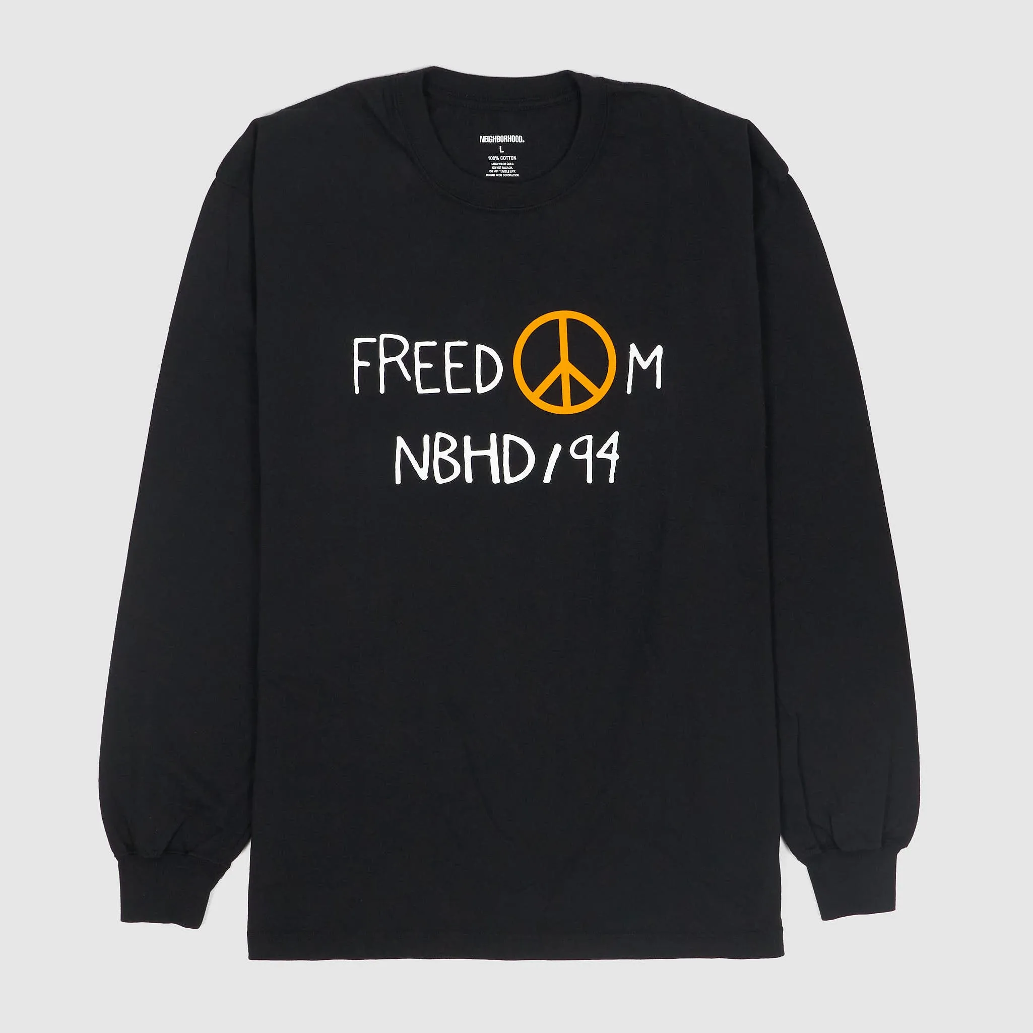 Neighborhood Freedom Long Sleeve Crew- Neck T-Shirt sold by DeeCee style
