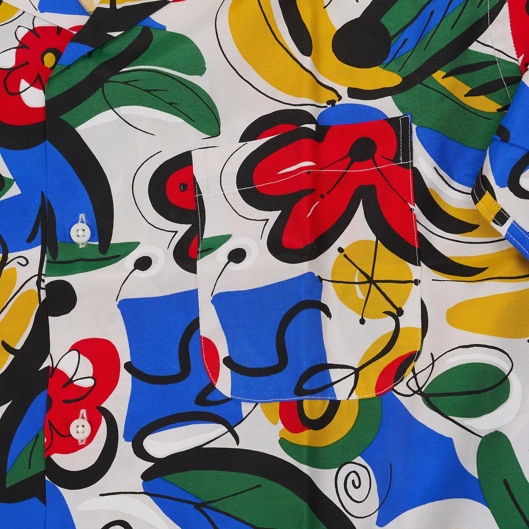 Gitman Vintage Short Sleeve Flower Printed Shirt sold by DeeCee style product image thumbnail 5