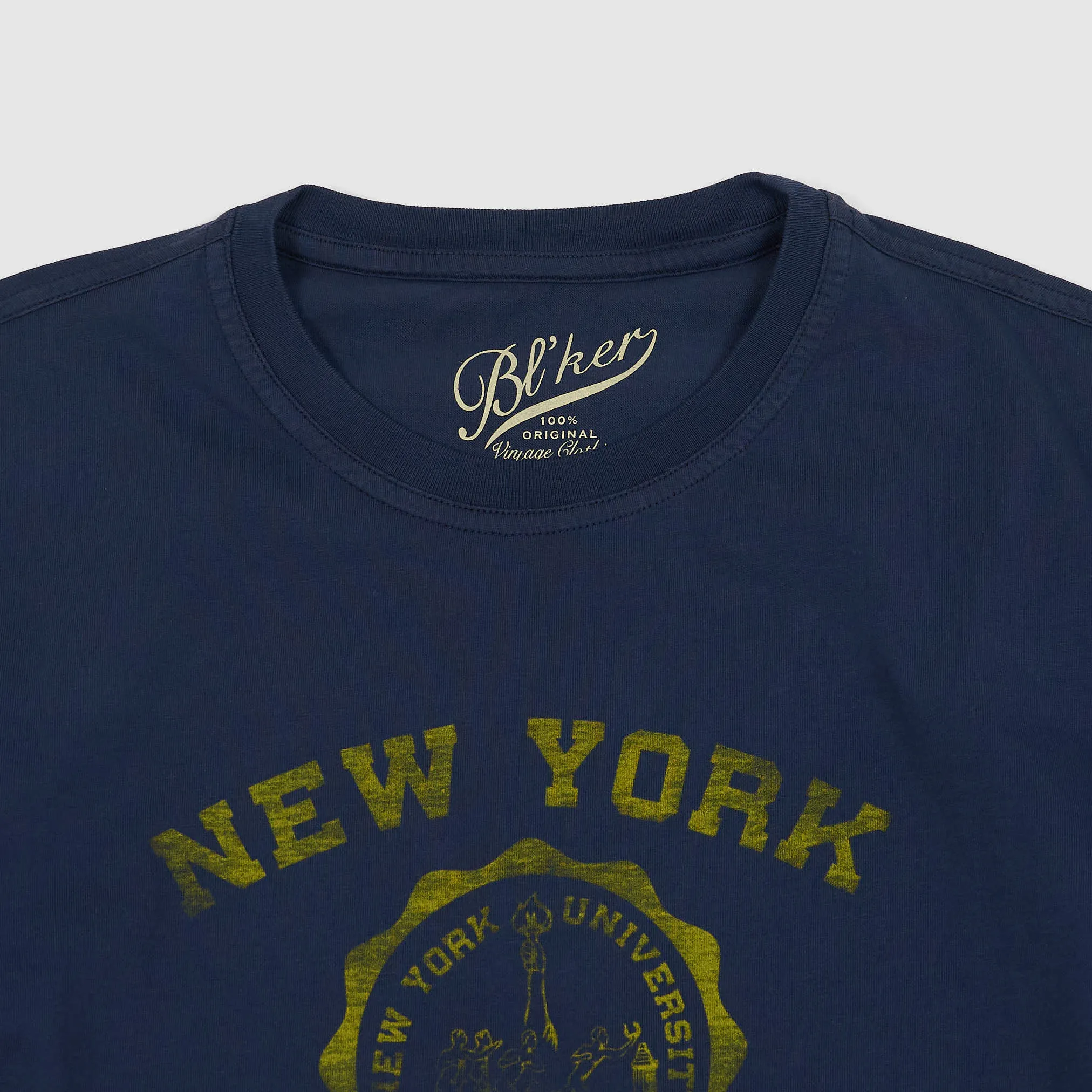 Bl`ker Tee Short Sleeve New York University Cre Neck T-Shirt sold by DeeCee style product image thumbnail 3