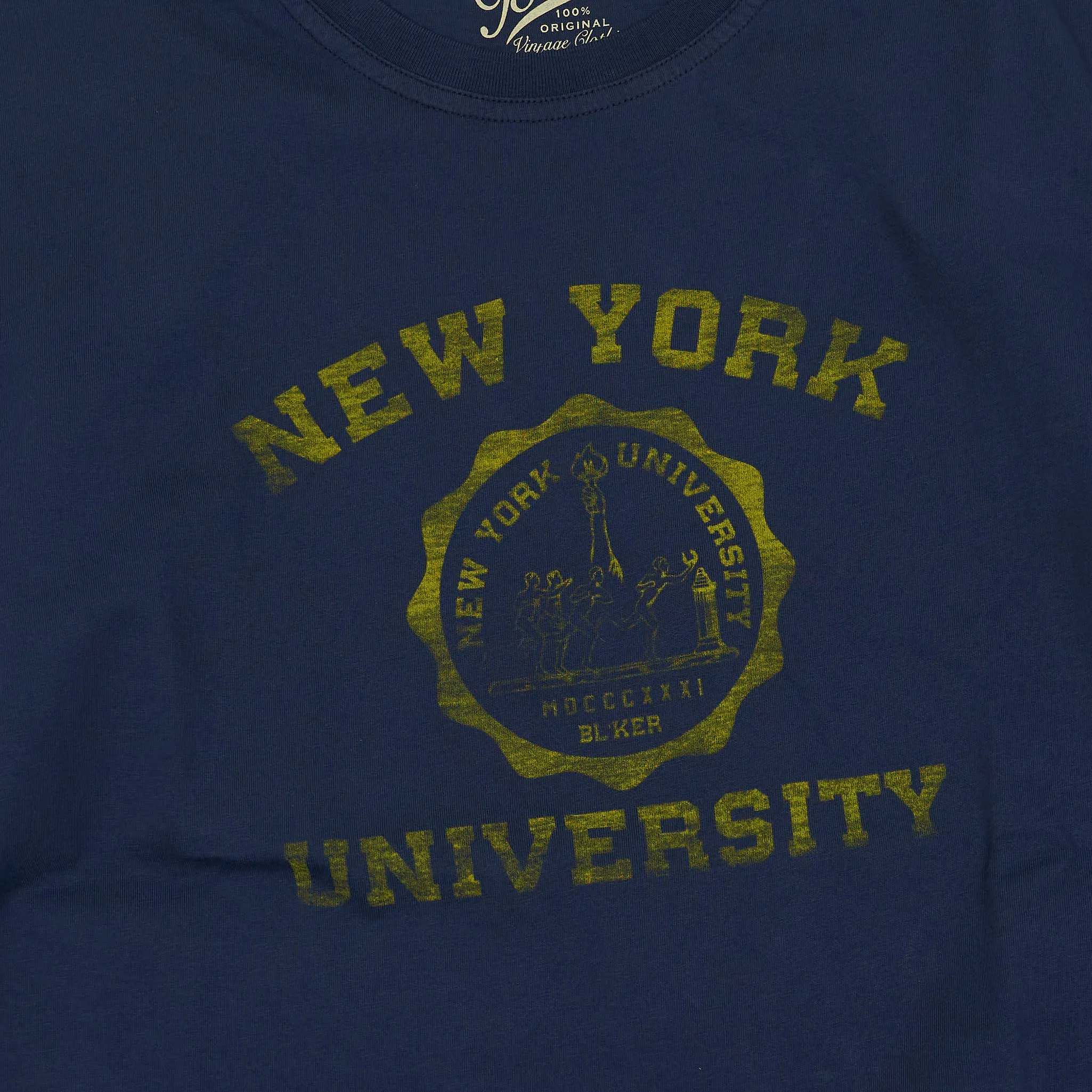 Bl`ker Tee Short Sleeve New York University Cre Neck T-Shirt sold by DeeCee style product image thumbnail 4