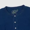 Bl`ker Tee Short Sleeve Indigo Dyed Henley T-Shirt sold by DeeCee style