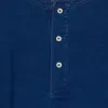 Bl`ker Tee Short Sleeve Indigo Dyed Henley T-Shirt sold by DeeCee style