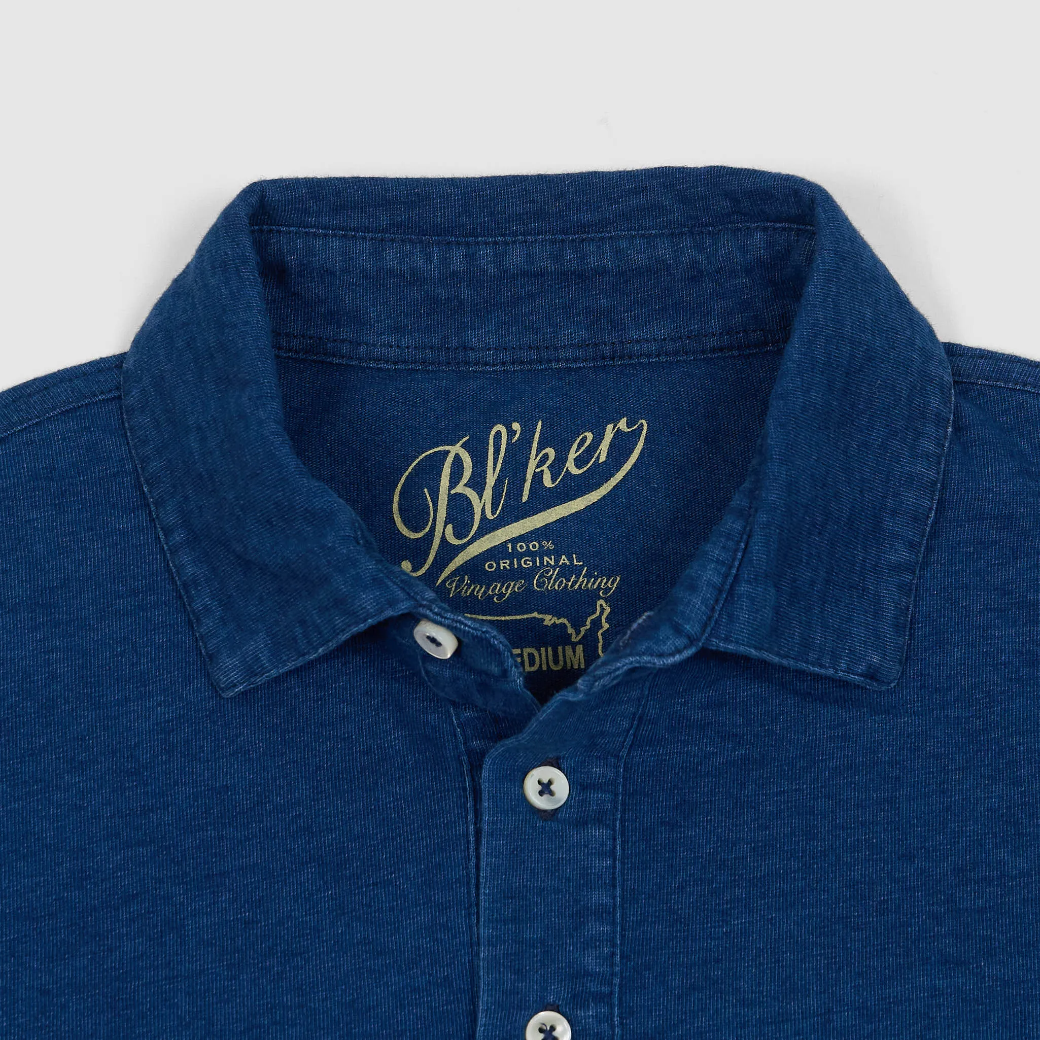 Bl`ker Tee Indigo Polo Shirt sold by DeeCee style product image thumbnail 3
